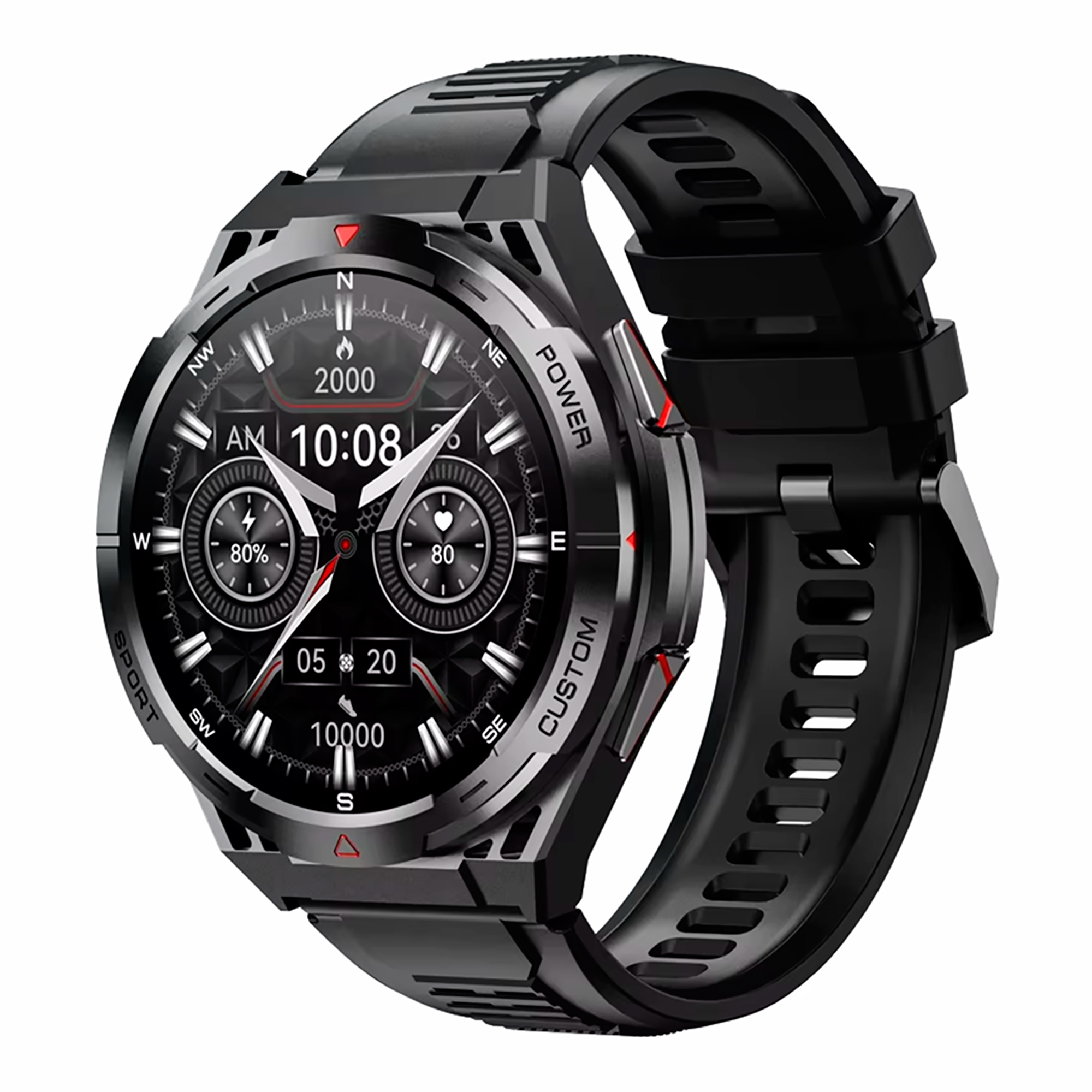 Smartwatch Cubot GT1 5atm Ip69k Mil-std Bluetooth Gps