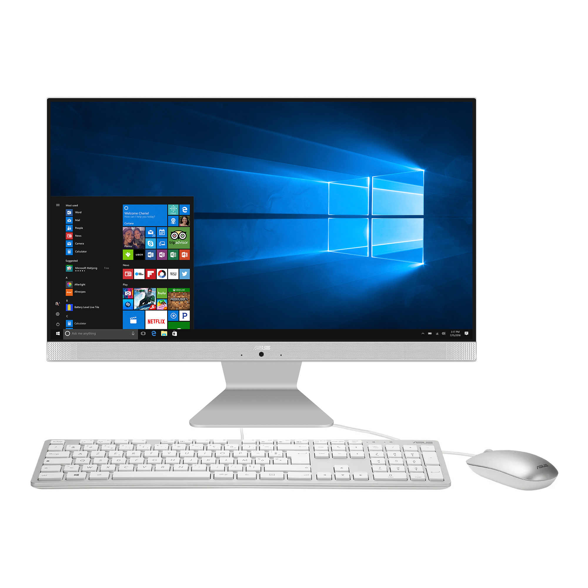 Equipo All In One Asus 23,8'' Pentium Gold 4gb 256gb Win10