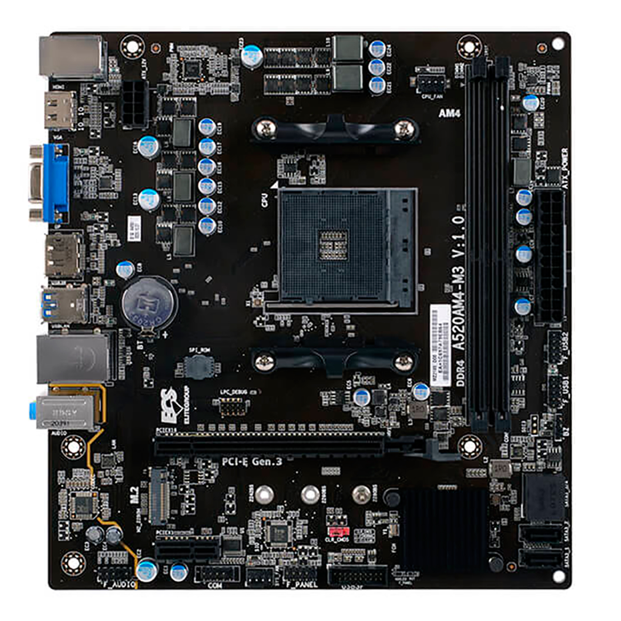 Tarjeta Madre ECS A520AM4-M3_M3D 3200