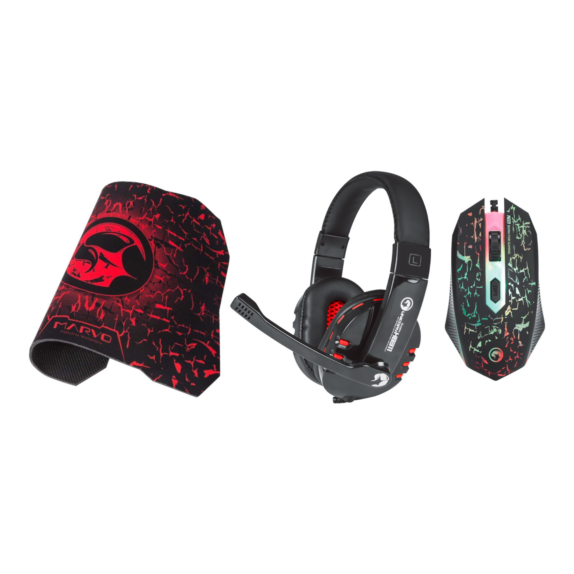 Combo Gaming 3en1 Marvo Cm370 Ergon�mico