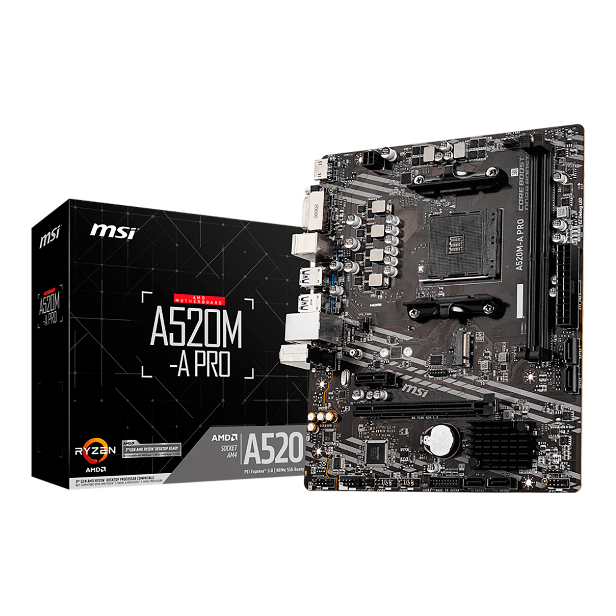 Tarjeta Madre Msi AMD AM4 Ddr4 4600mhz