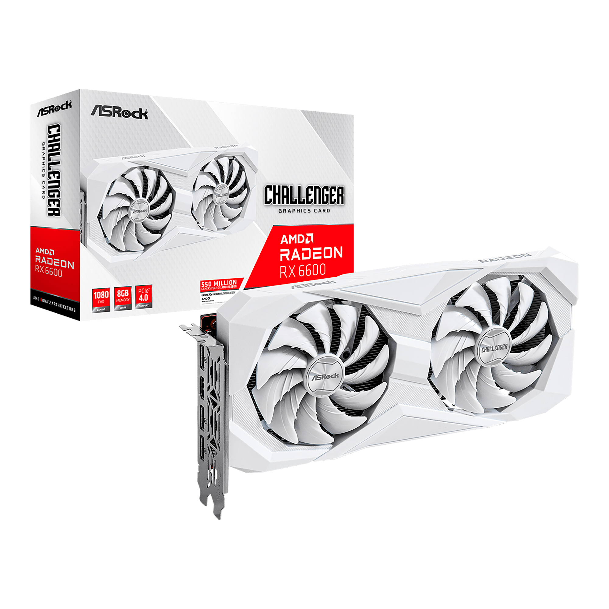 Tarjeta De Video Asrock Amd Radeon Rx6600 8gb