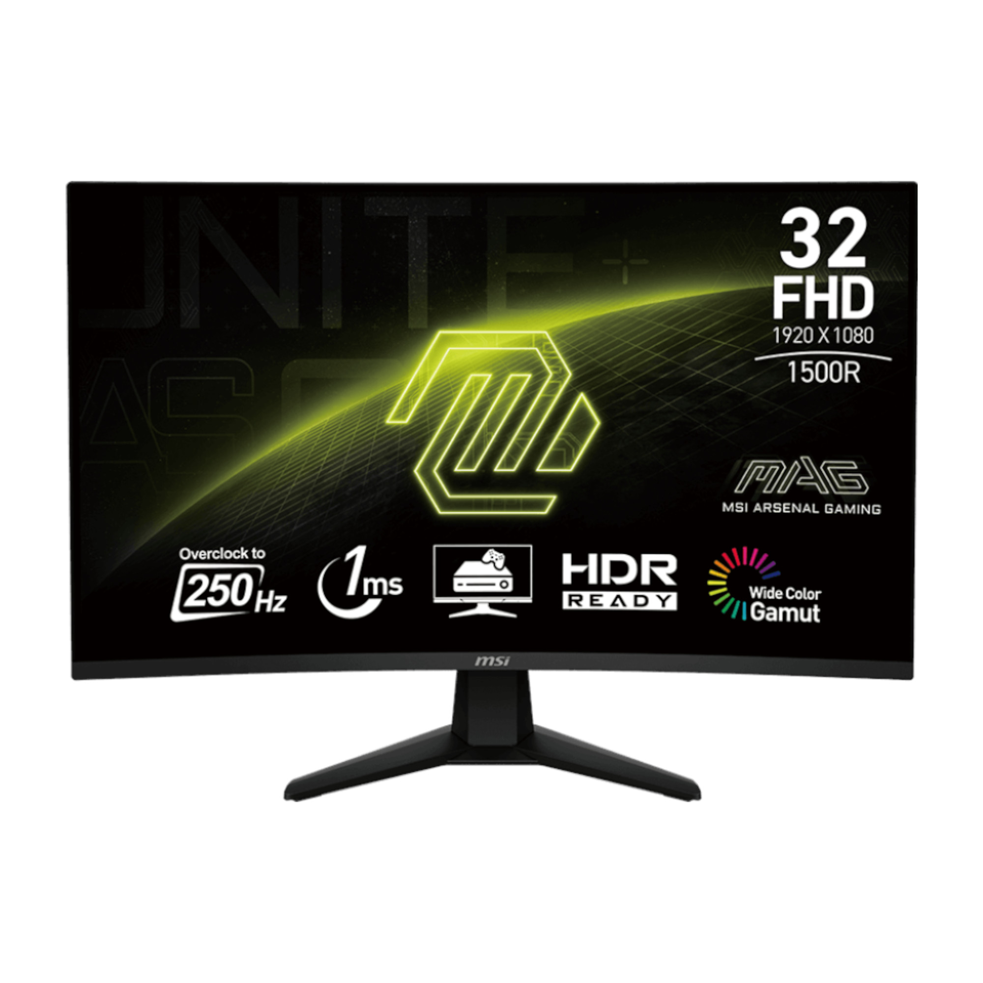 Monitor Curvo Gaming Msi Mag32c6x 32'' Va Fhd 250hz 1ms