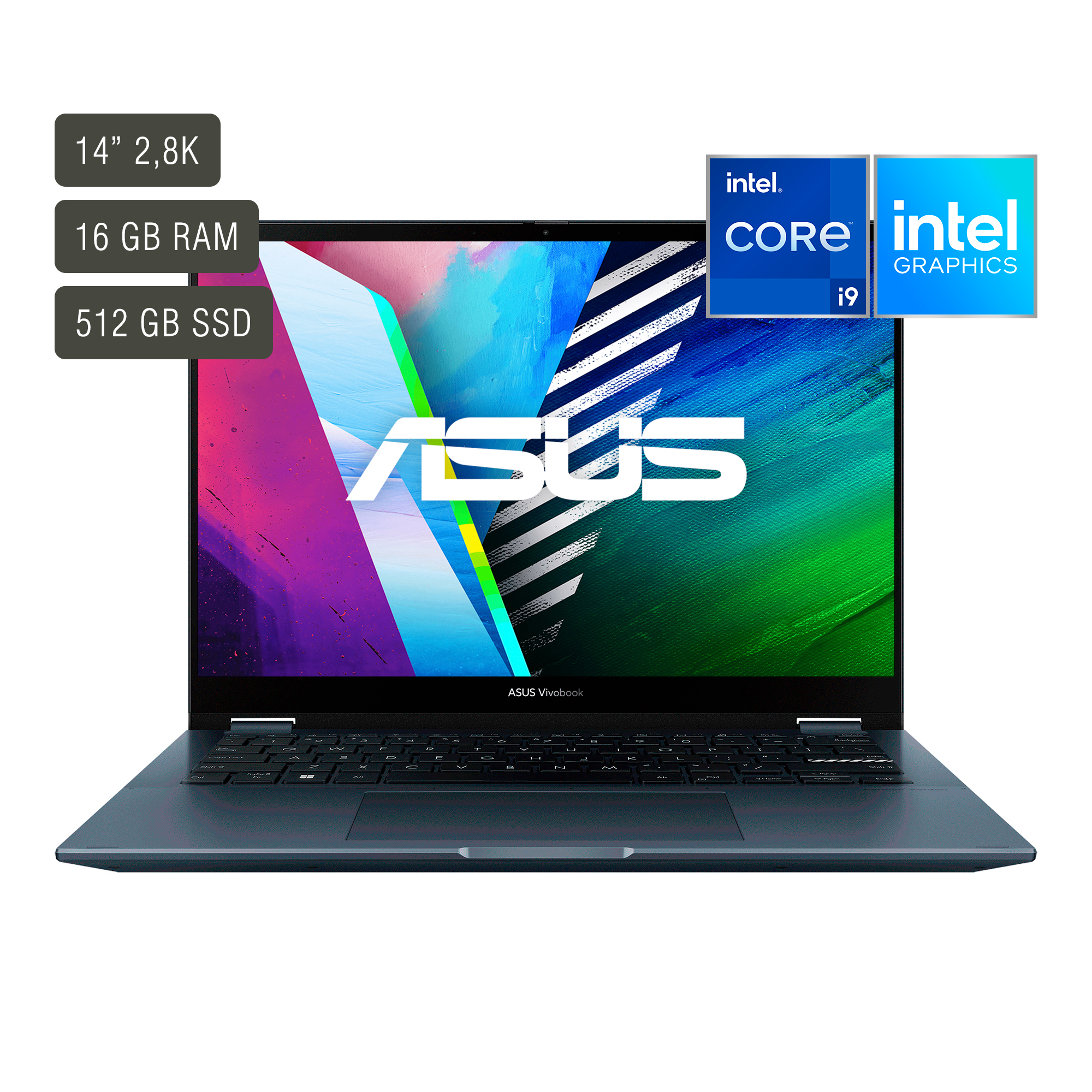 Notebook Asus Vivobook 14'' Oled Core I9 16gb 512gb Win11