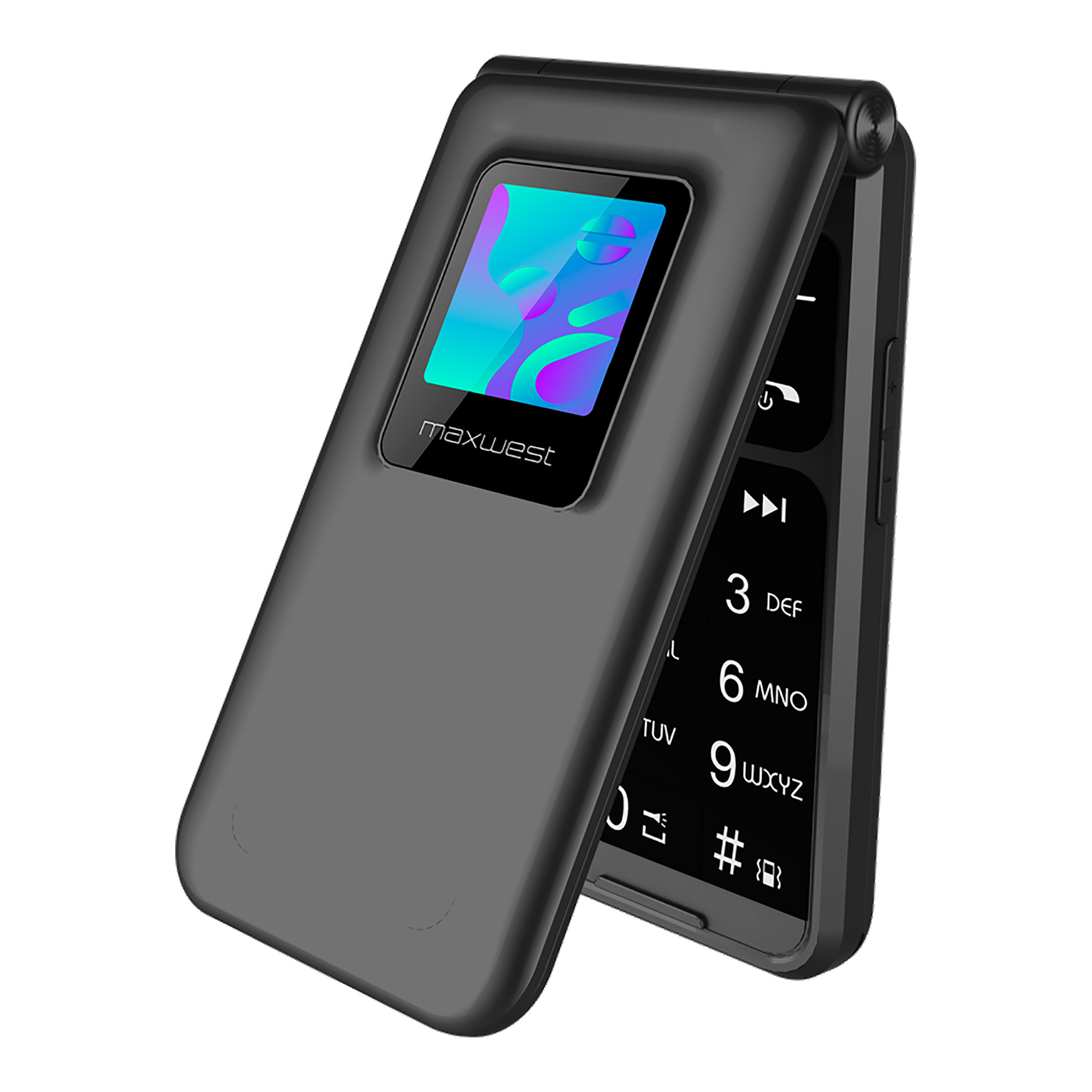Maxwest Neo Flip 2,4'' + 1,3'' 4G 64mb 128mb Cmara