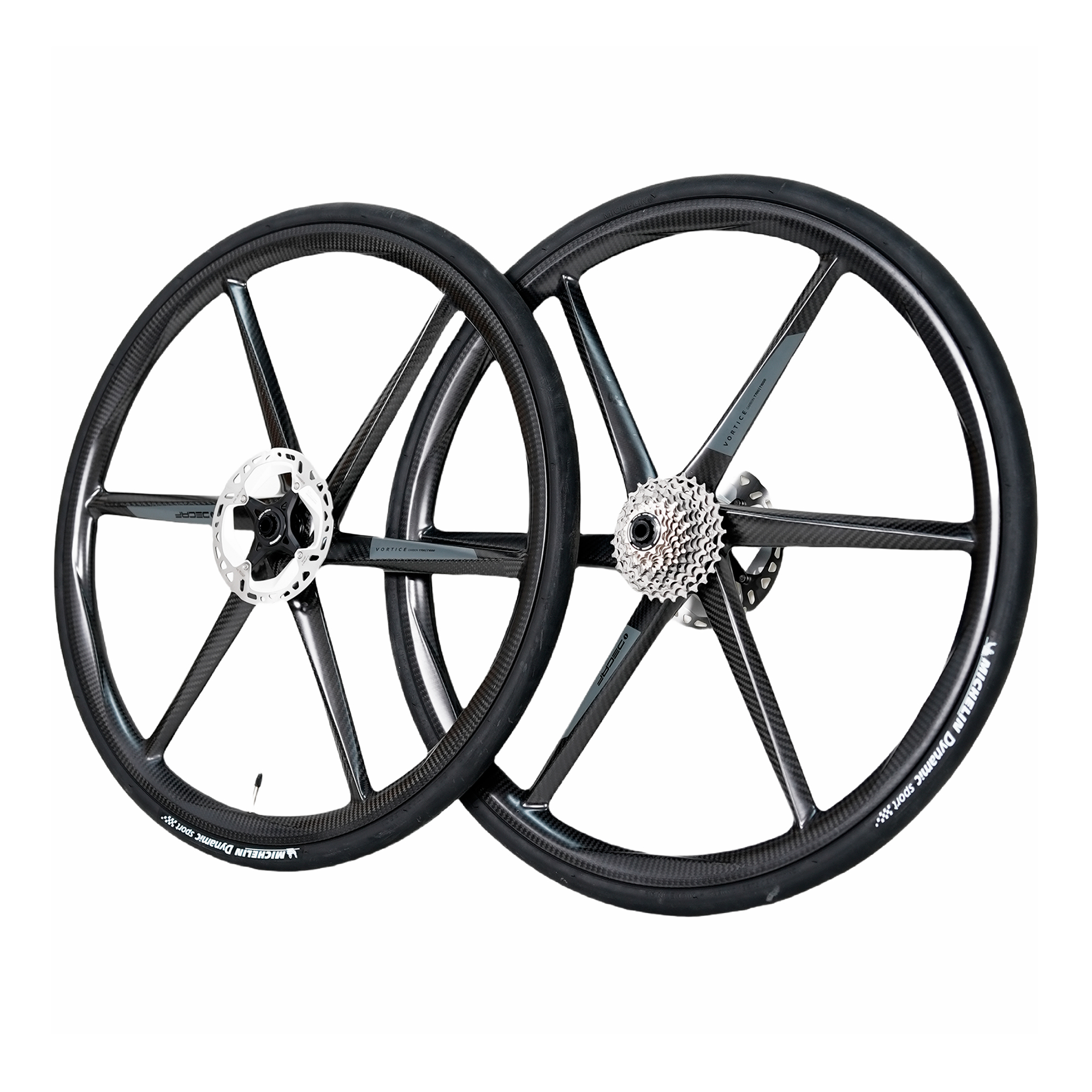 Par De Ruedas De Carbono Deca 6 Rayos