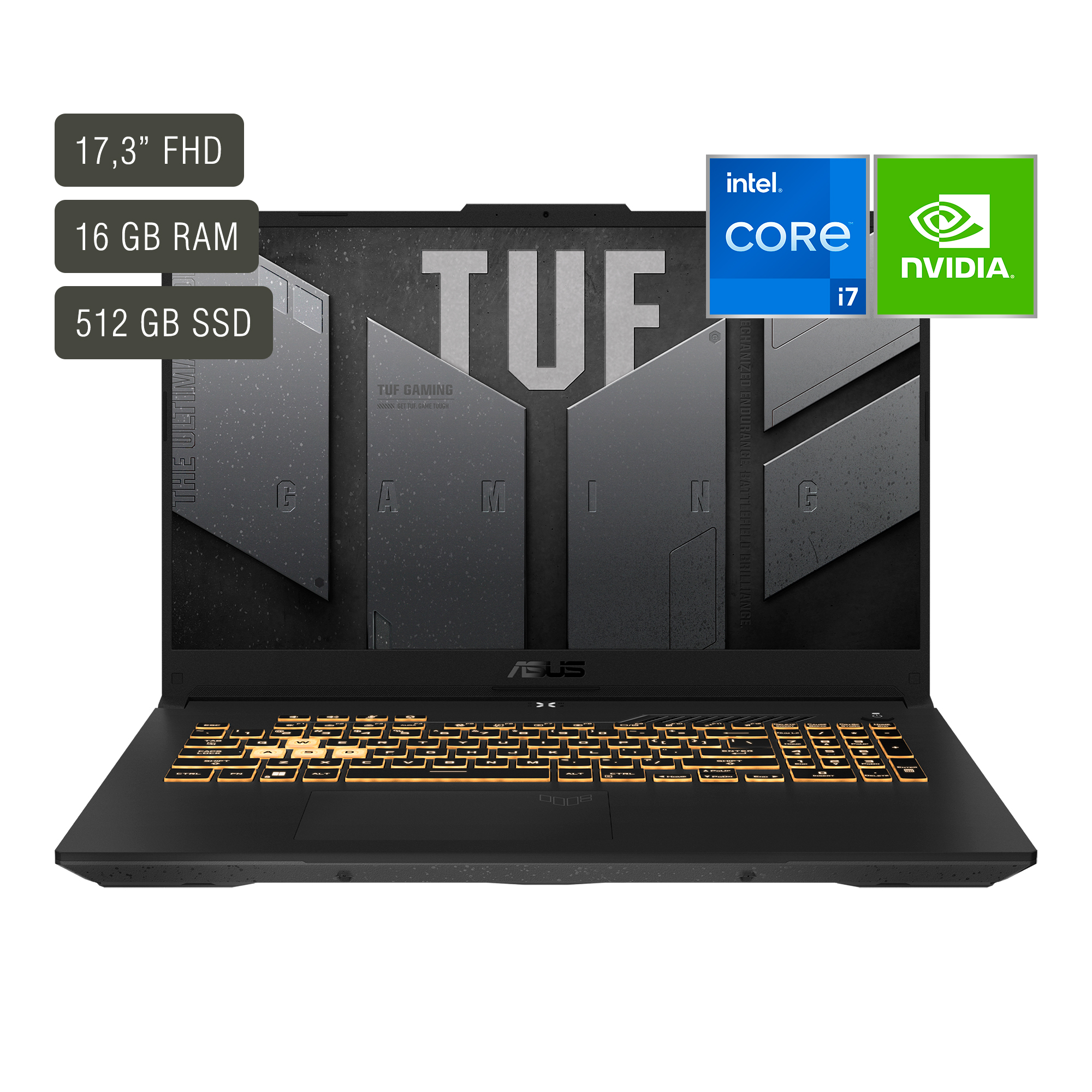 Notebook Gamer Asus Tuf 17,3'' Core I7 16gb 512gb Win11 Rtx4060