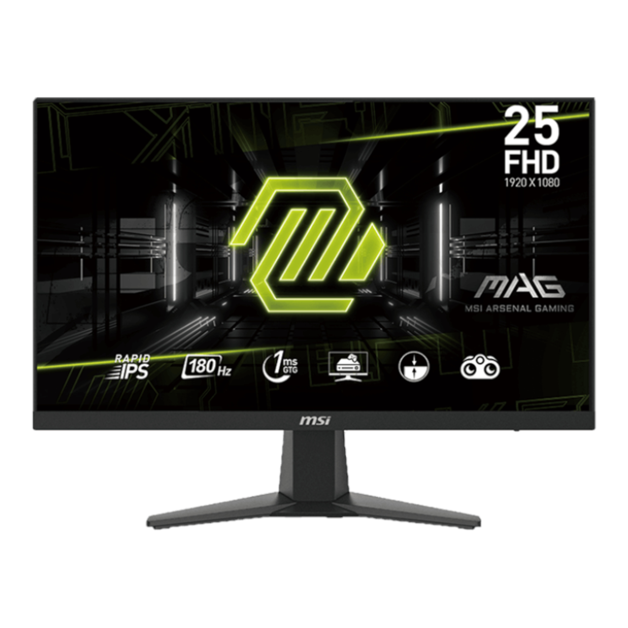 Monitor Plano Gaming Msi Mag256f 24,5'' Ips Fhd 180hz 1ms