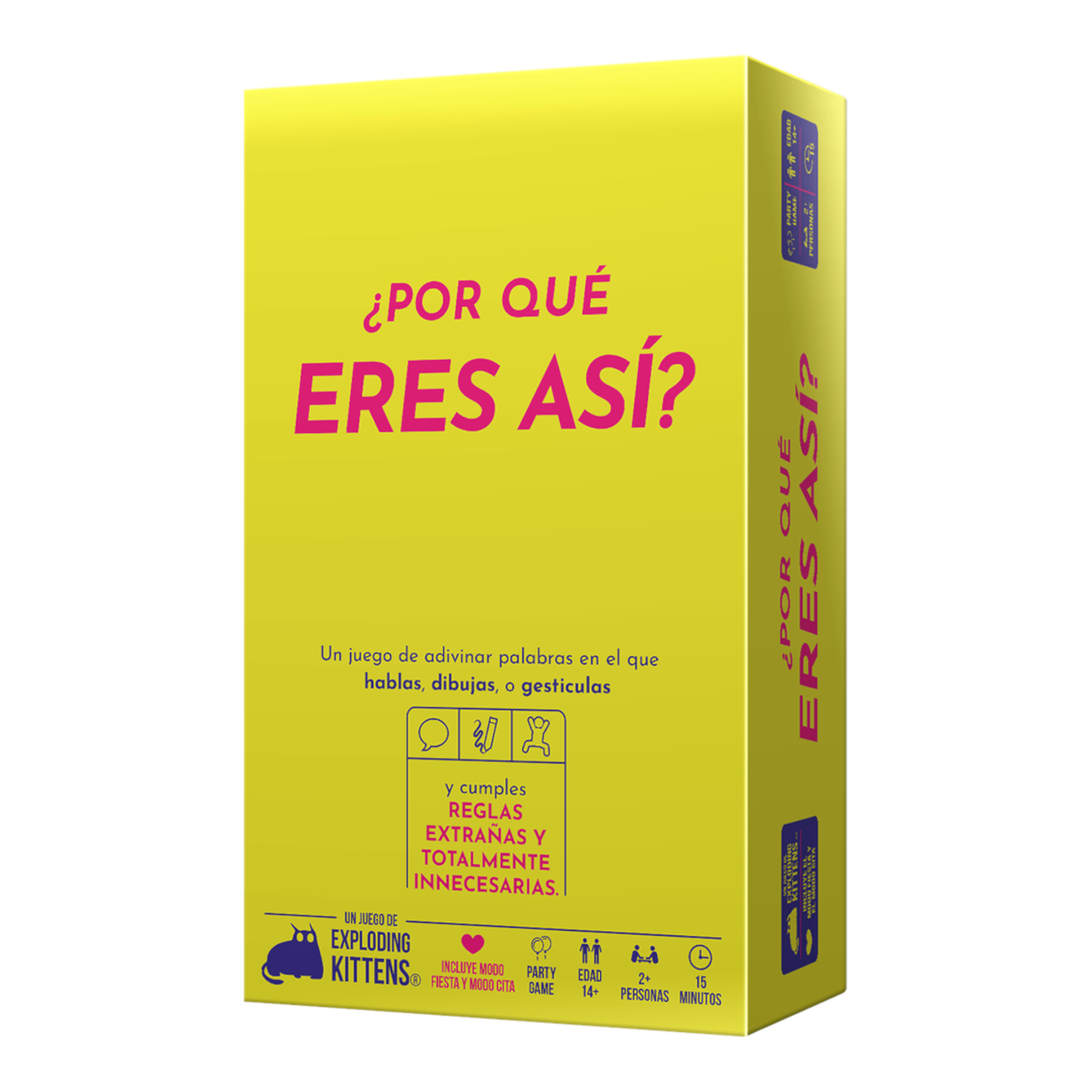 Juego de Mesa Exploding Kittens ¿Por Qué Eres Así? +14