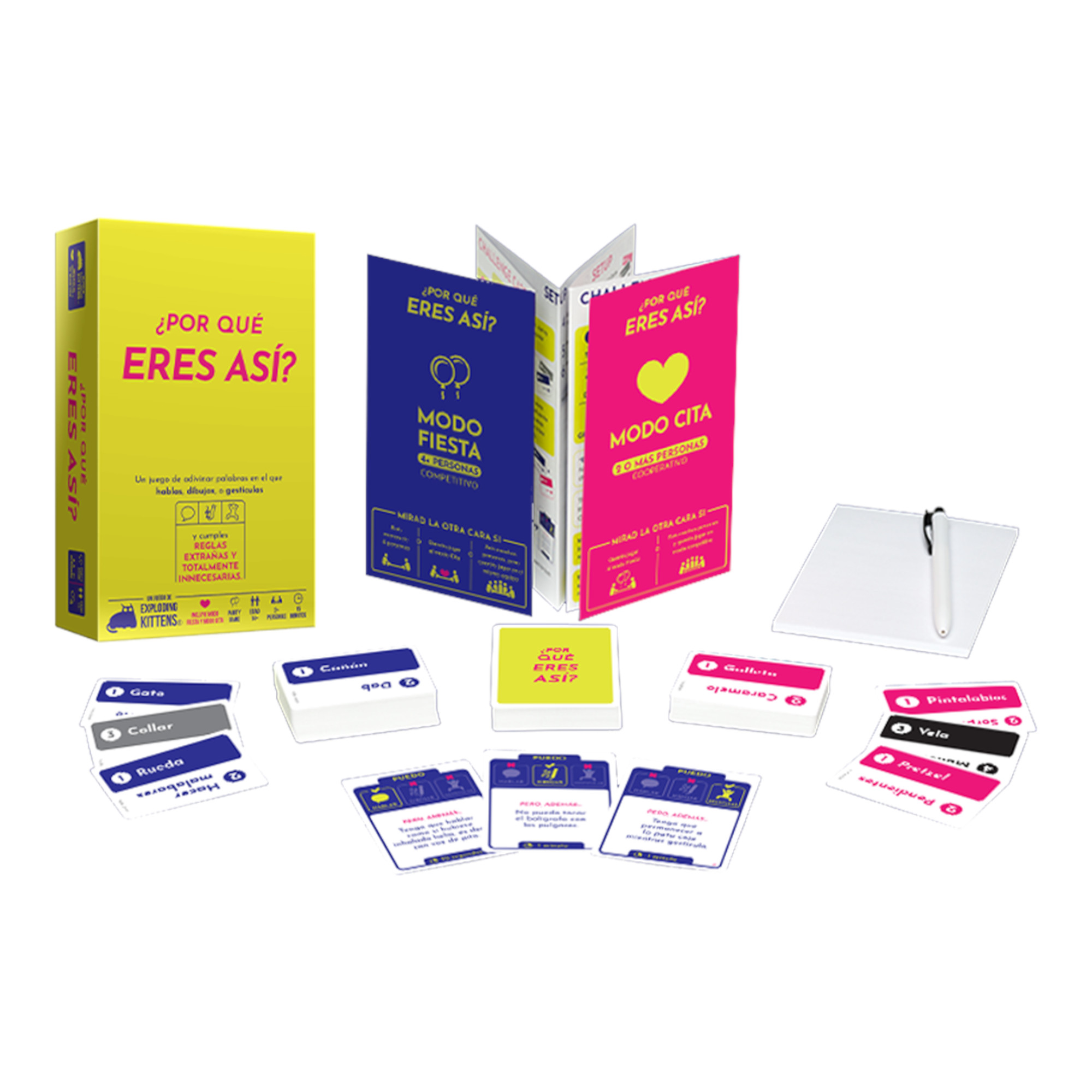 Juego de Mesa Exploding Kittens ¿Por Qué Eres Así? +14