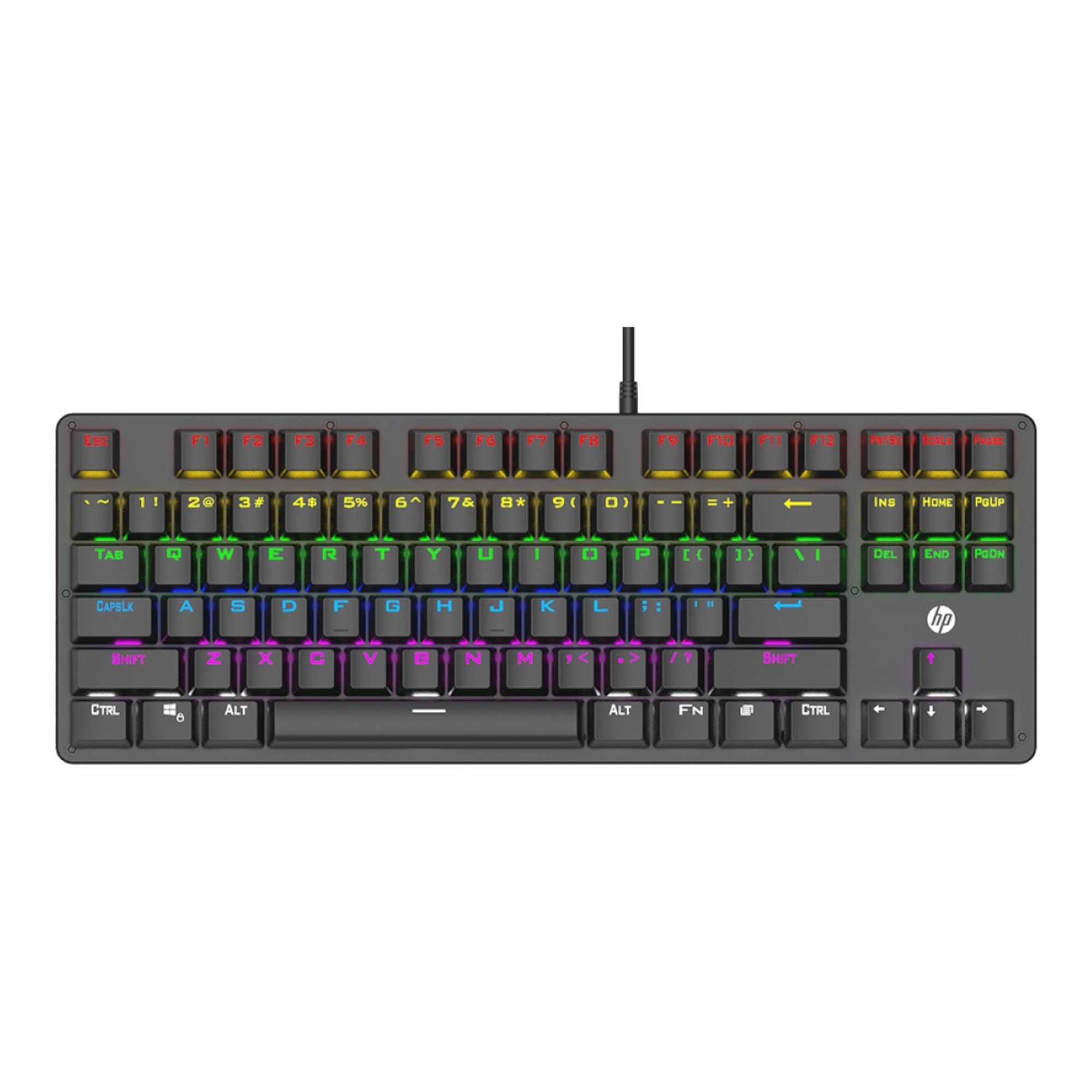 Teclado Gaming Usb Hp Gk200 Retroiluminado 89 Teclas
