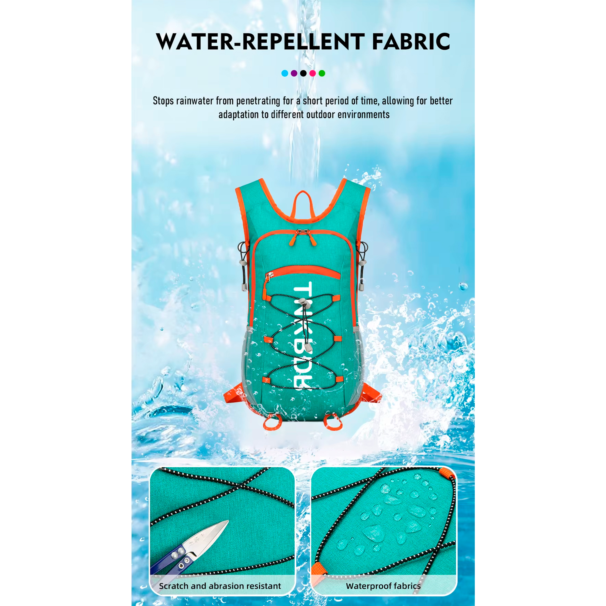 Mochila De Hidratación Thinkrider Repelente Al Agua 20L