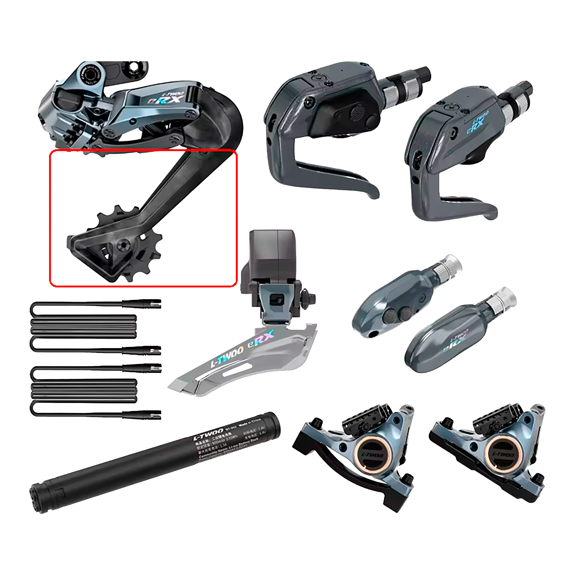 Grupo Electrónico L-twoo Para Bicicletas Contrarreloj Y Triatlón