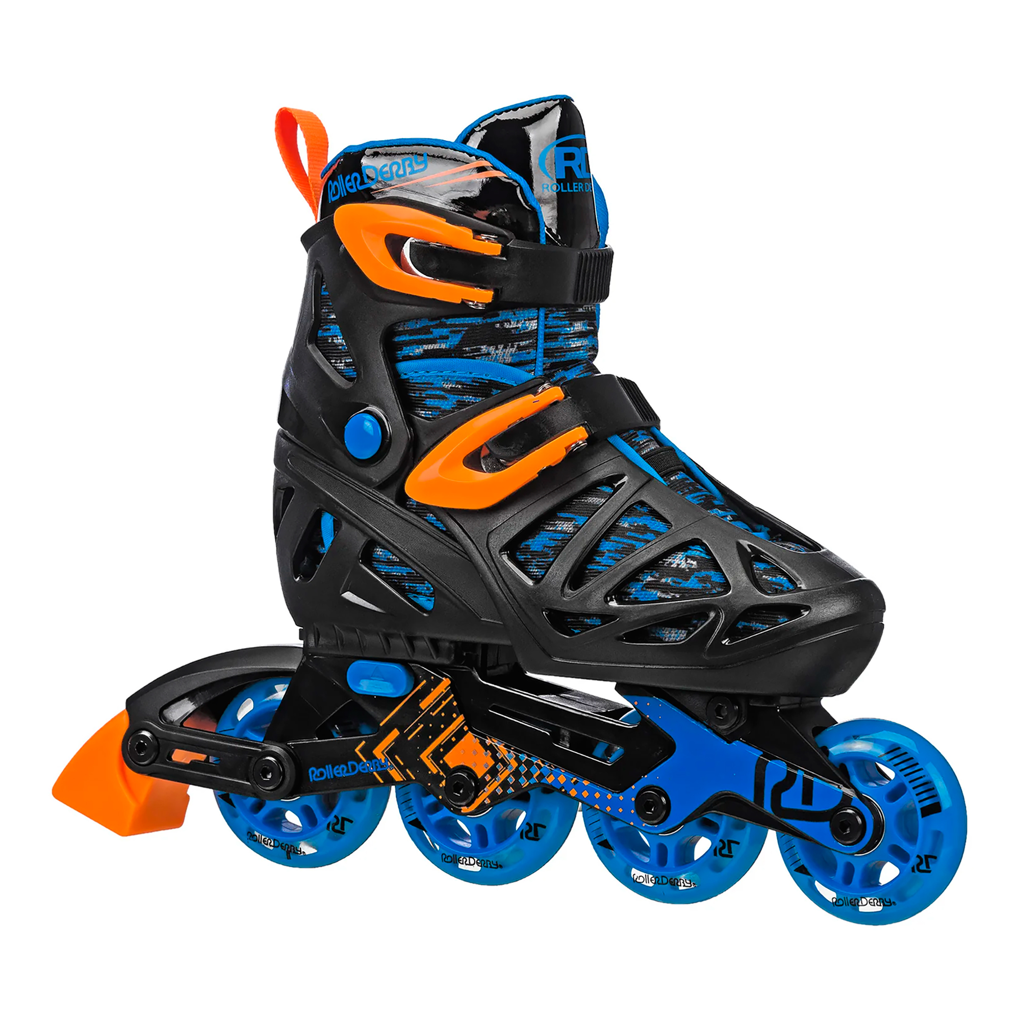 Patines Ajustables Para Nios Roller Derby Tracer Talle 12J-1