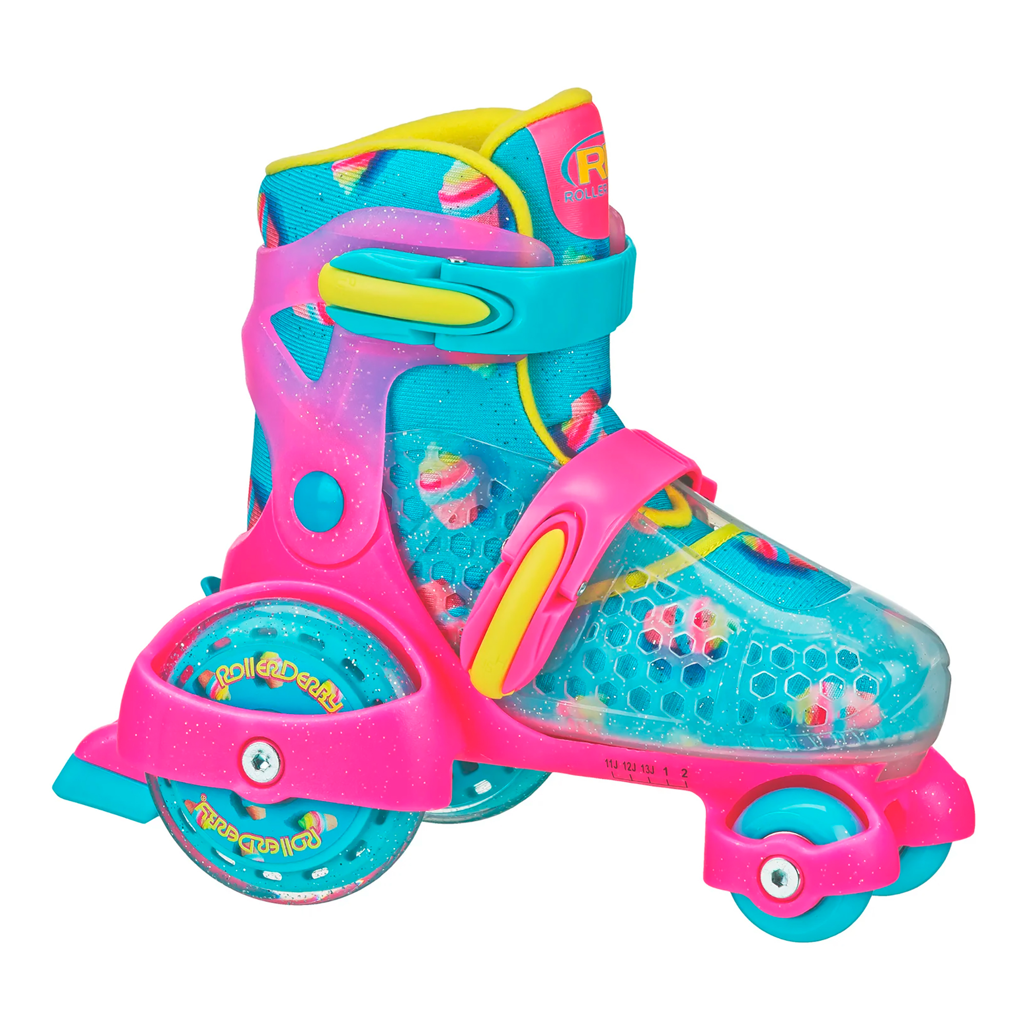 Patines Ajustables Para Nios Roller Derby Fun Roll Talle 7J-11J