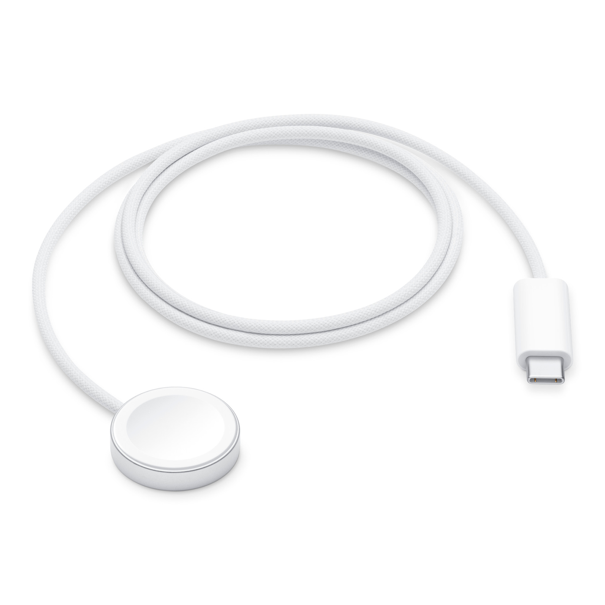 Cargador Inalmbrico Para Apple Watch Cable Trenzado USB C 1m