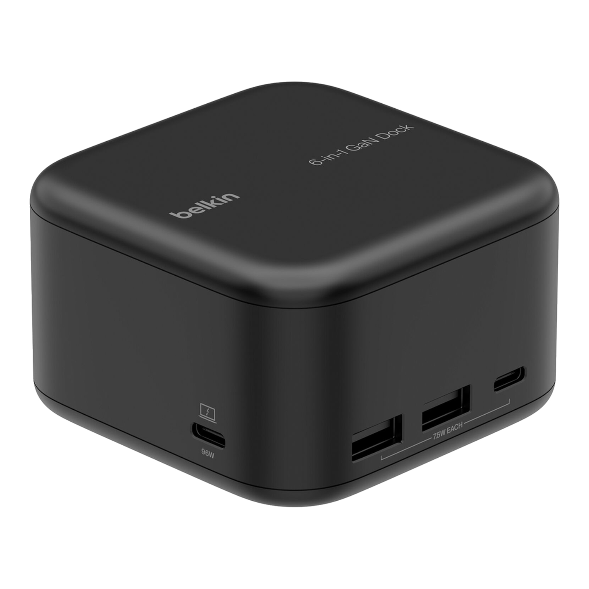Dock Belkin USB-C 6 en 1 GaN 130W Carga 96W PD Video 4K/60Hz