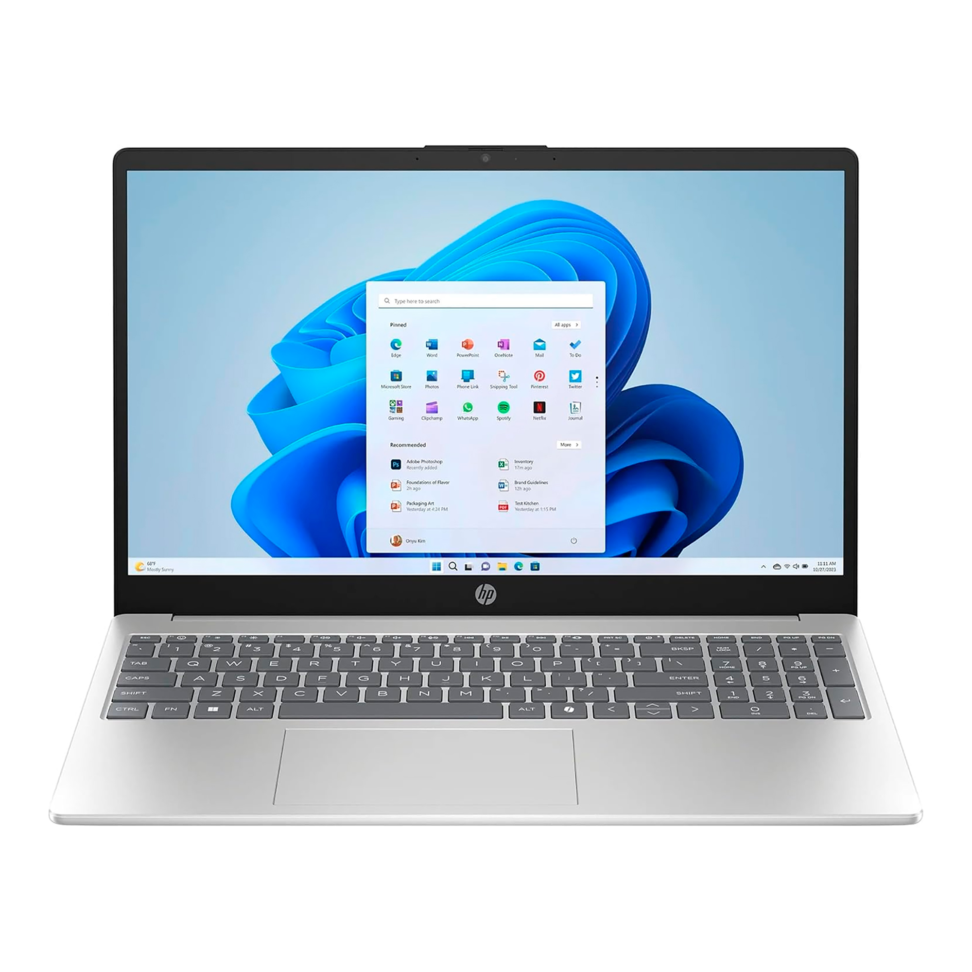 Notebook Hp 15,6'' N200 8gb 128gb Win11