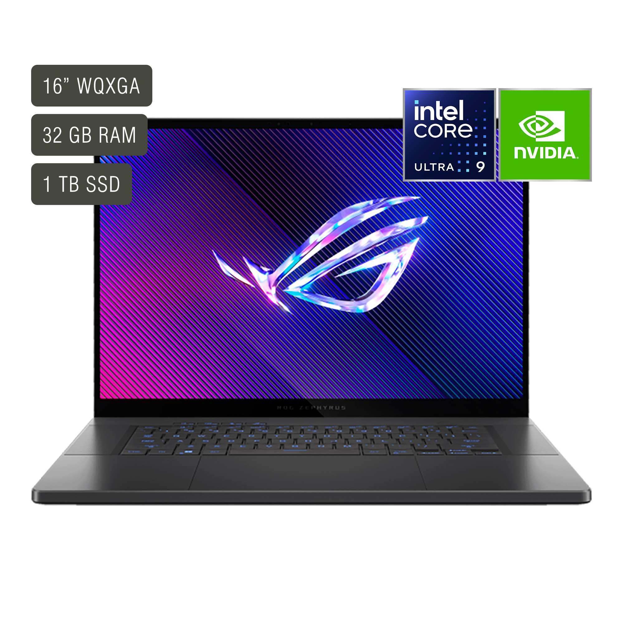 Notebook Gamer Asus Rog 16'' Oled Ultra 9 32gb 1tb W11 Rtx4070