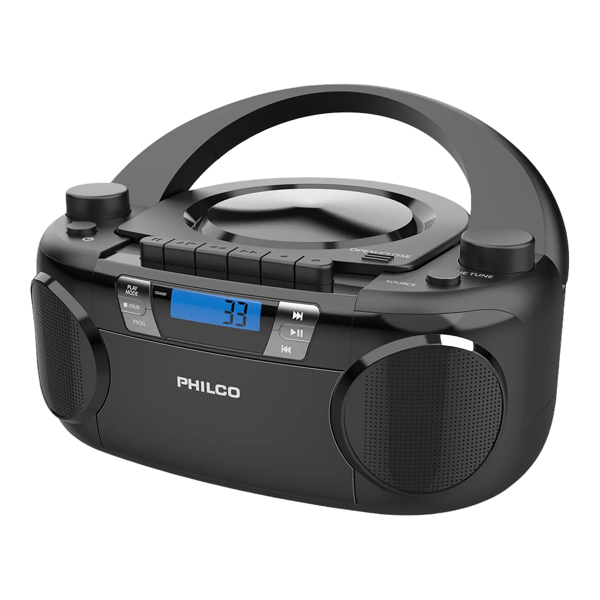 Radio Philco Boombox Bt 12w Est�reo FM CD MP3