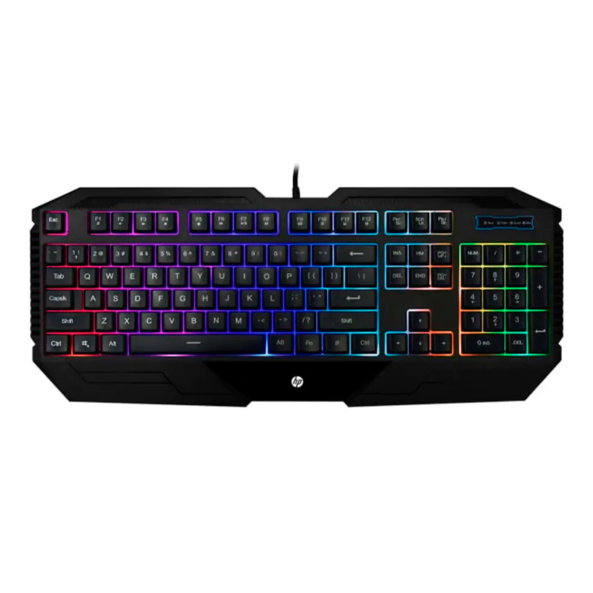 Teclado Gaming Usb A HP K130 Espa�ol Membrana Rgb