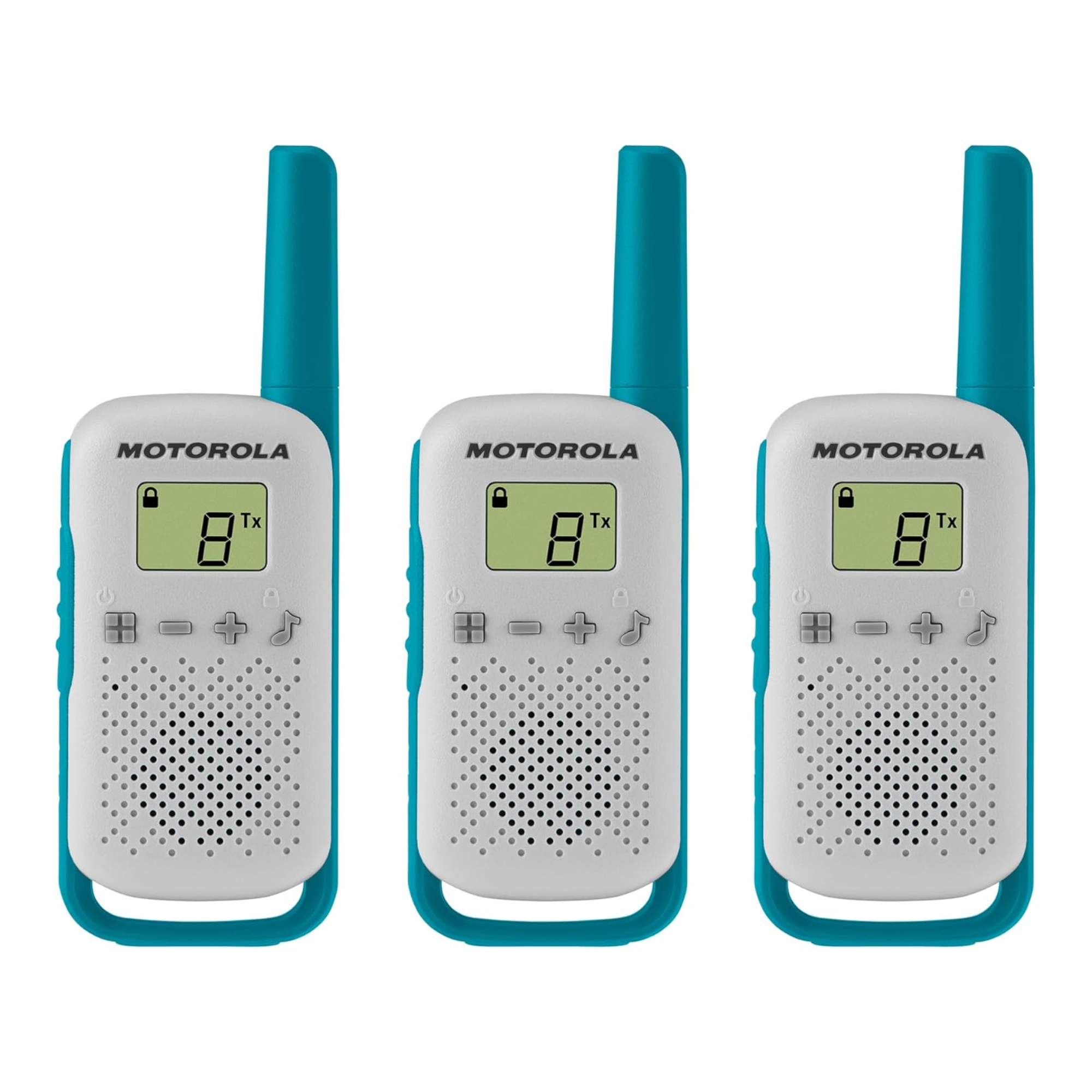 Radio 2 V�as Motorola T114 25km 22 Canales Pack x3