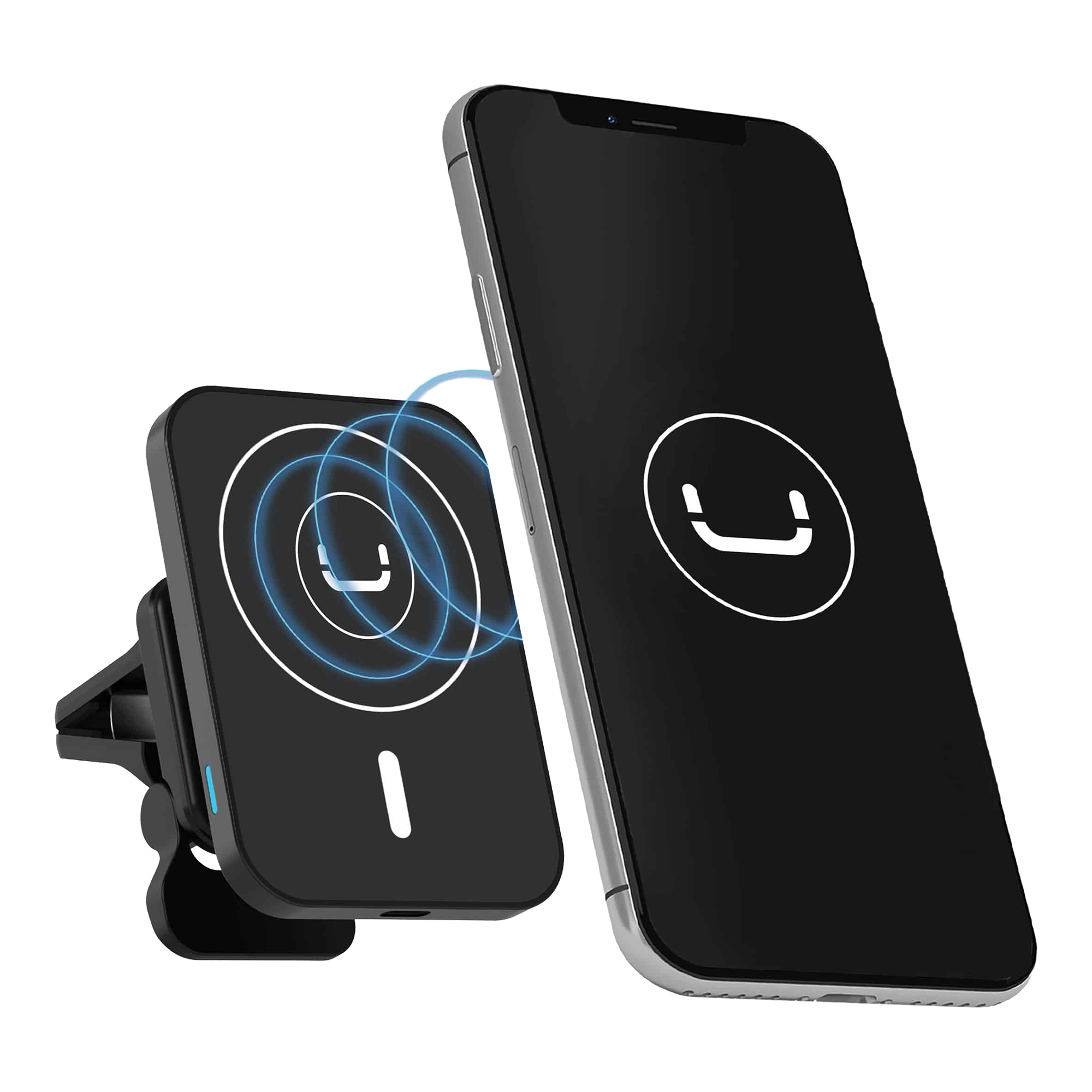 Soporte Cargador De Auto Para Smarthpone Unno Ch3013bk 360°