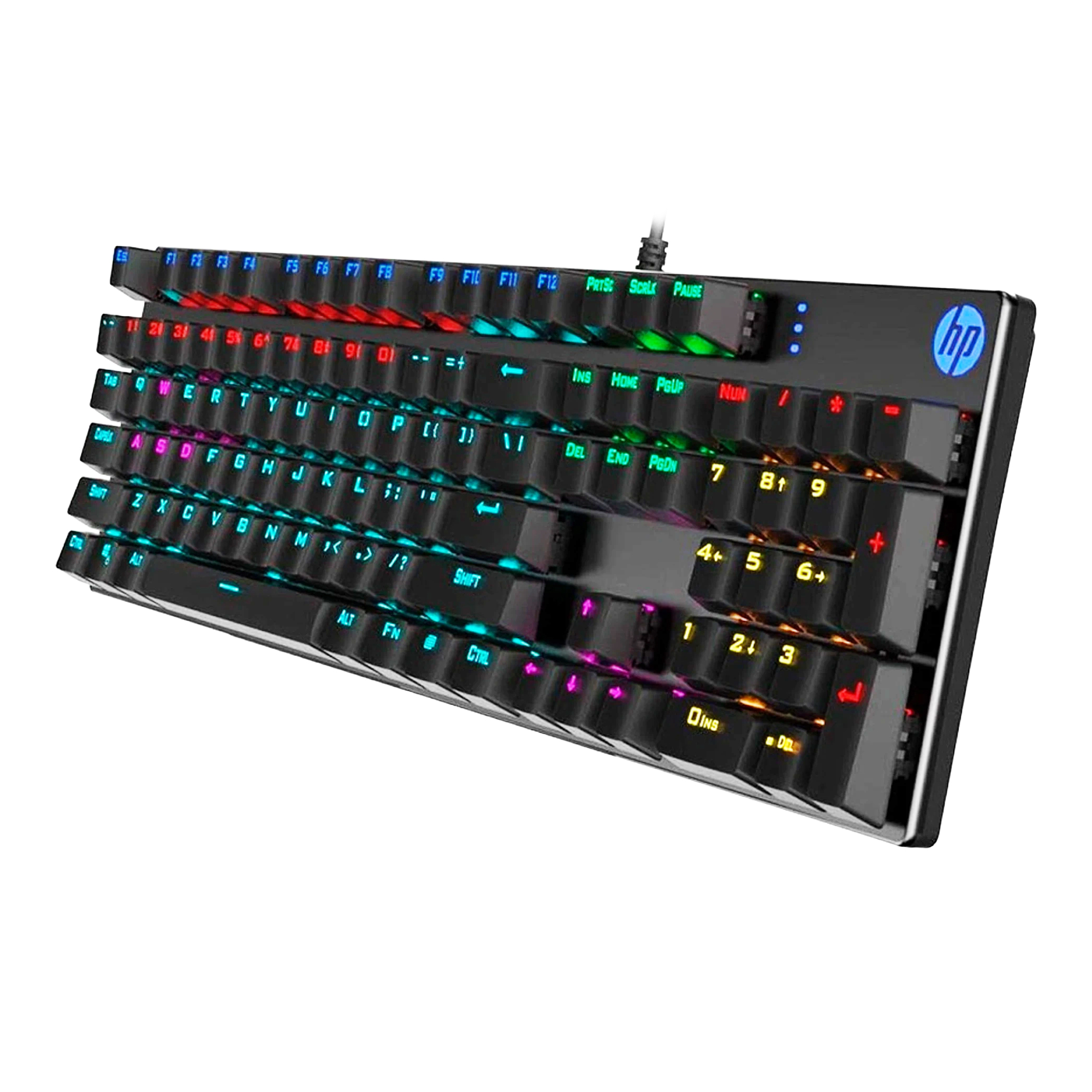 Teclado Gaming Usb A HP Gk400f Inglés Mecánico Rgb