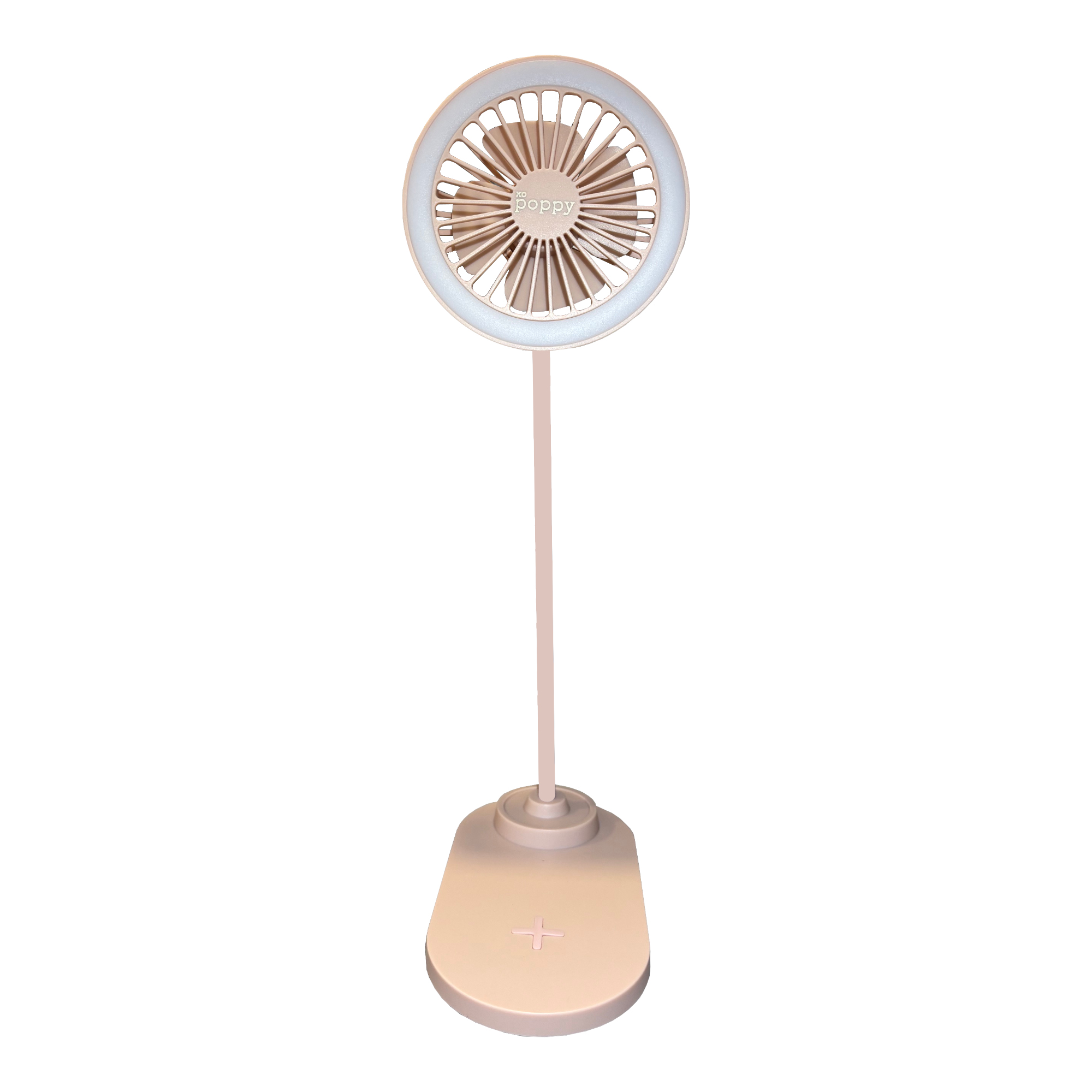 Ventilador L�mpara LED Y Cargador Inal�mbrico XO Poppy 3 En 1