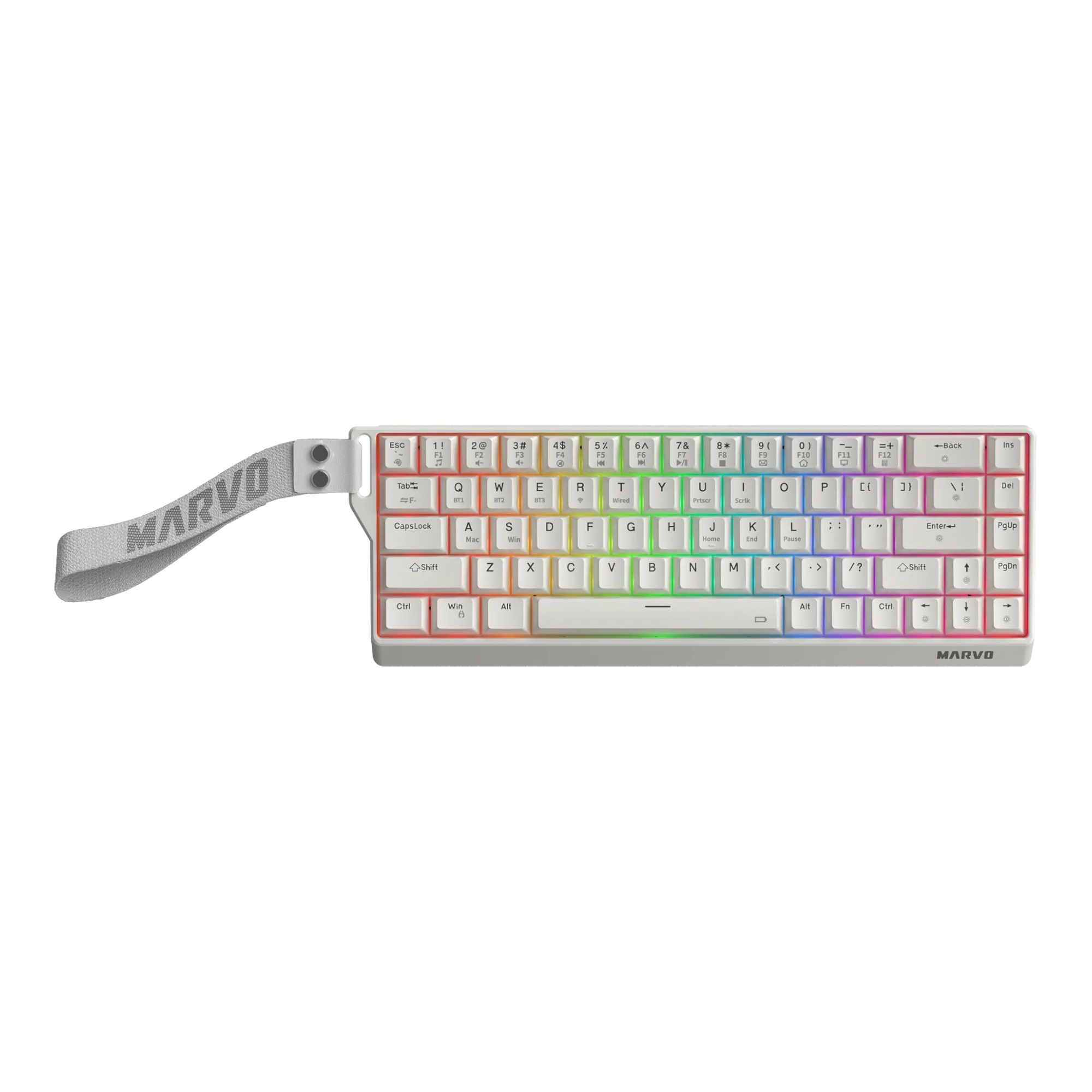 Teclado Gaming Inalámbrico Marvo Kg965w Mecánico Iluminación Rgb imagen 3