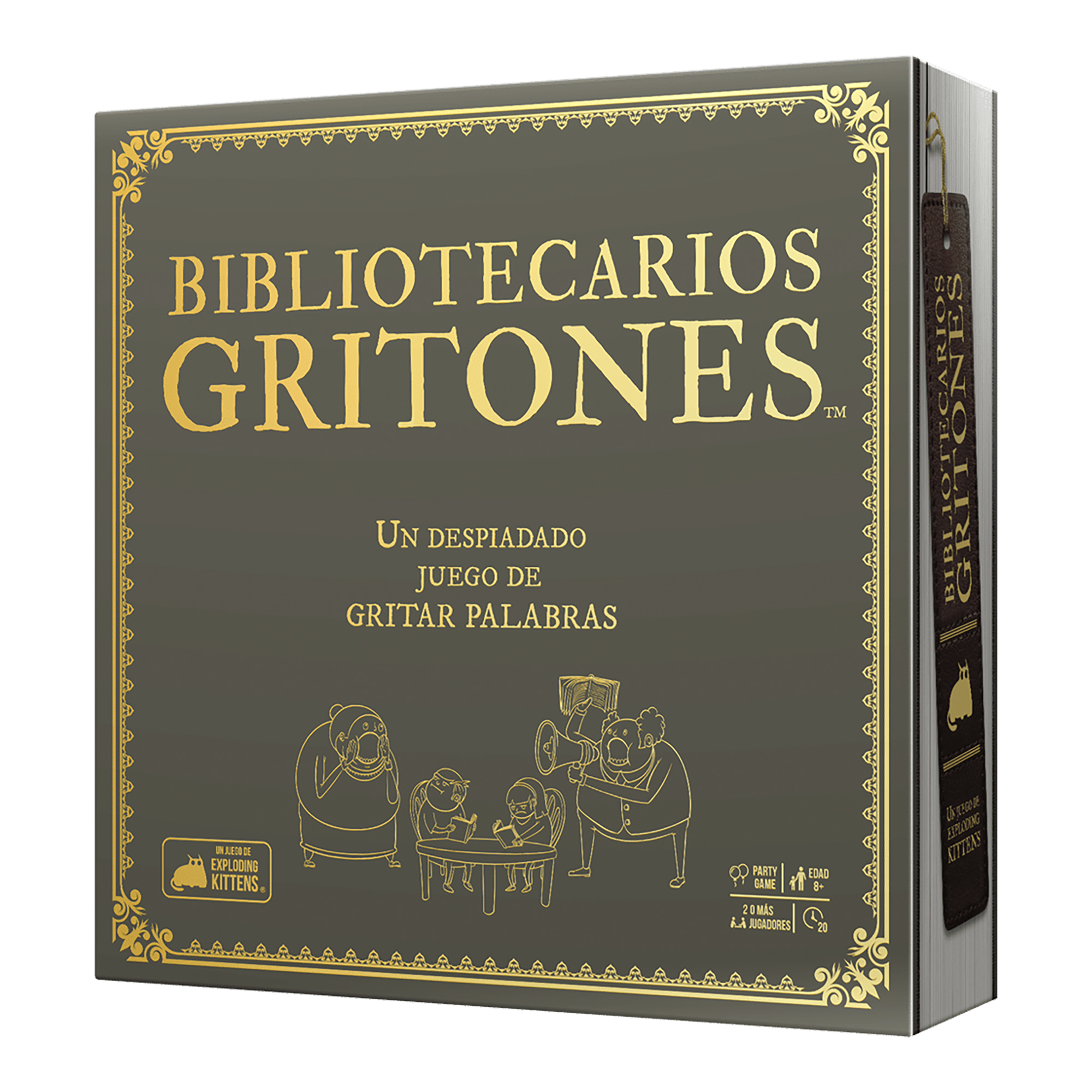 Juego De Mesa Exploding Kittens Bibliotecarios Gritones +8