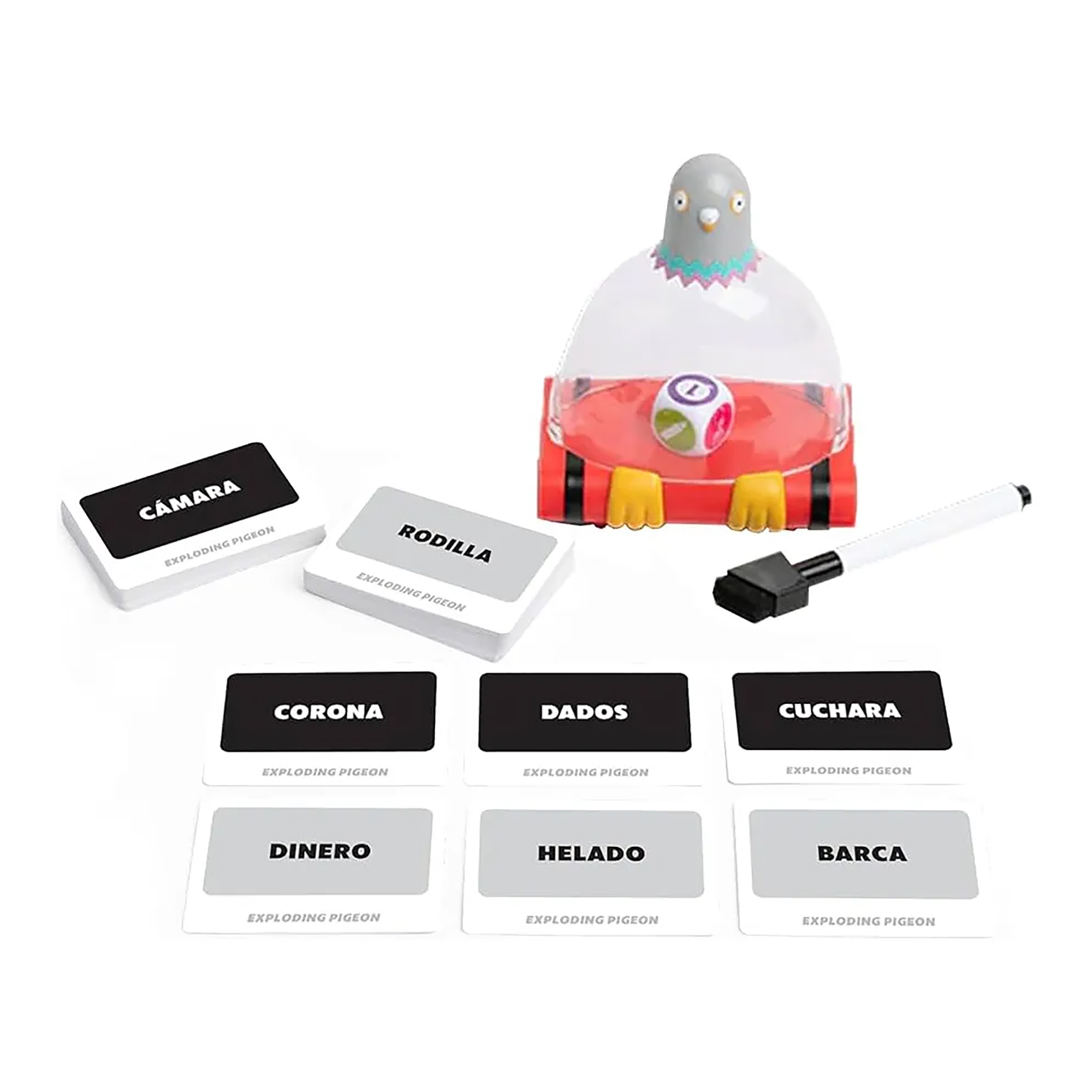 Juego De Mesa Exploding Kittens Exploding Pigeon +7