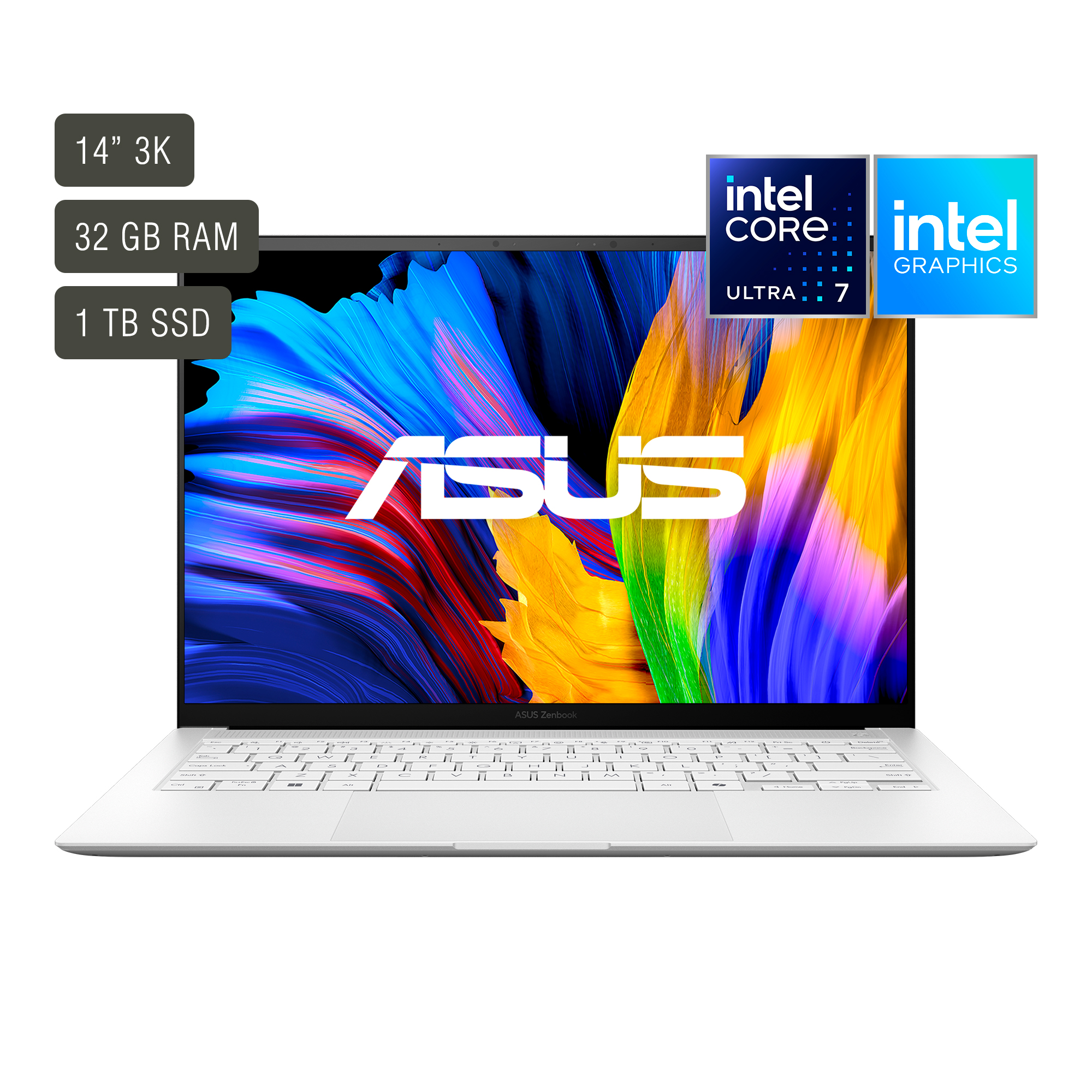 Notebook Asus Zenbook 14'' T�ctil Oled Ultra 7 32gb 1tb Win11