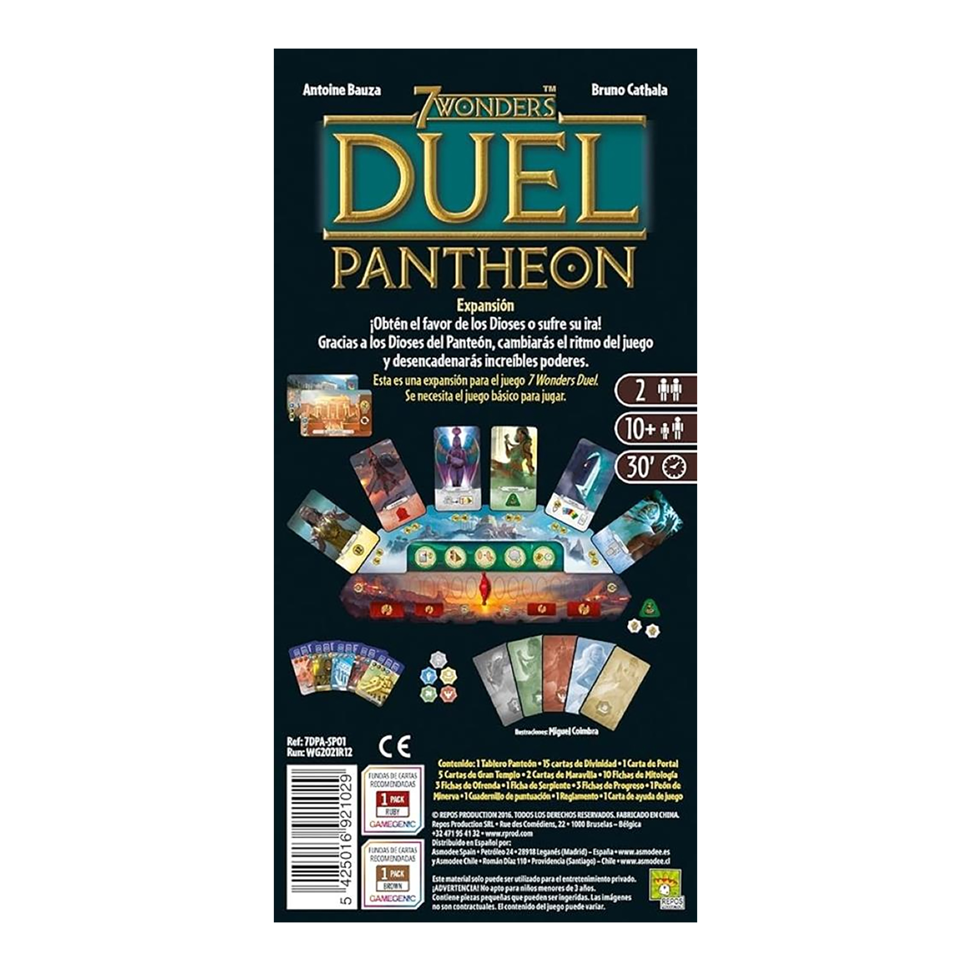 Juego De Mesa Asmodee 7 Wonders: Duel Pantheon +10