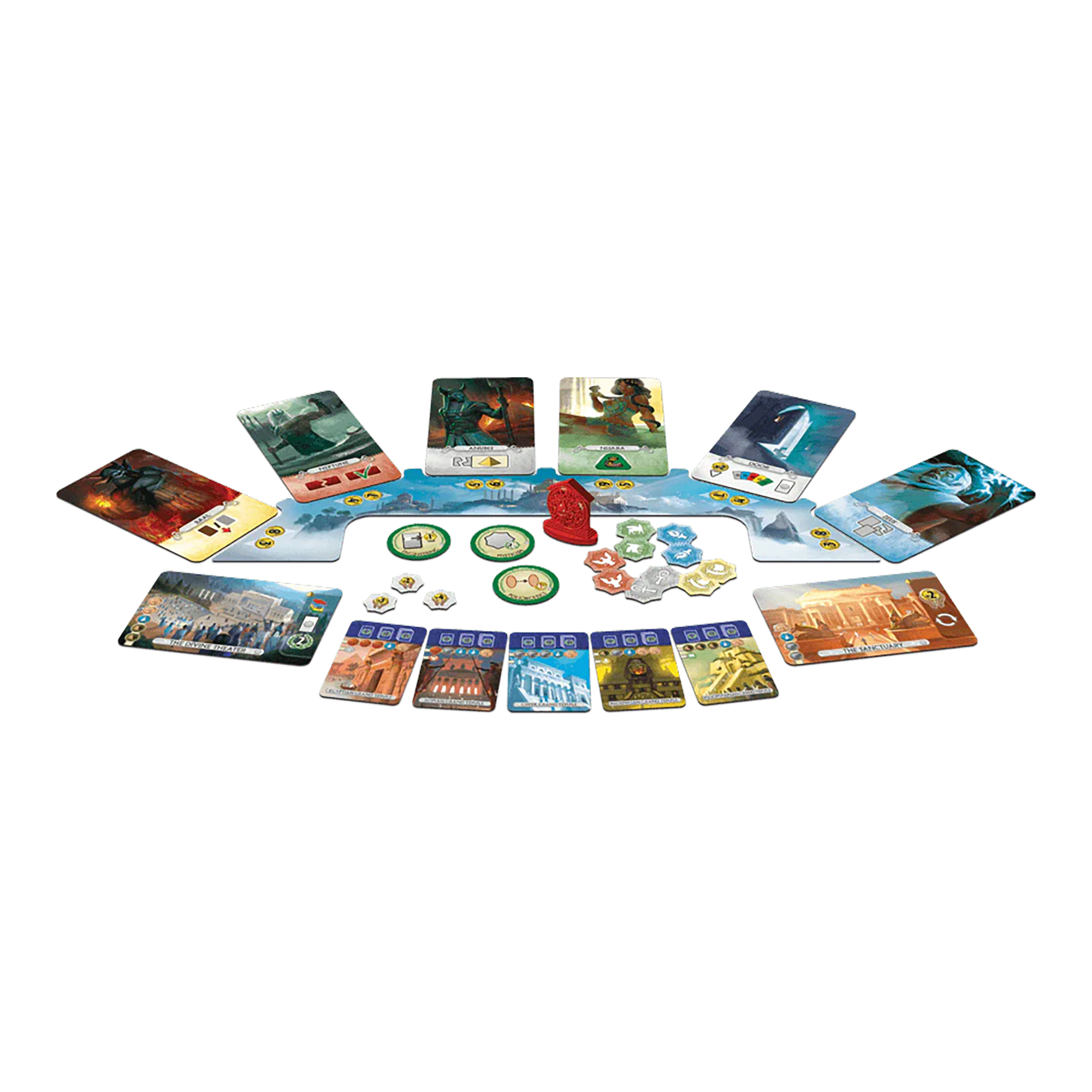 Juego De Mesa Asmodee 7 Wonders: Duel Pantheon +10