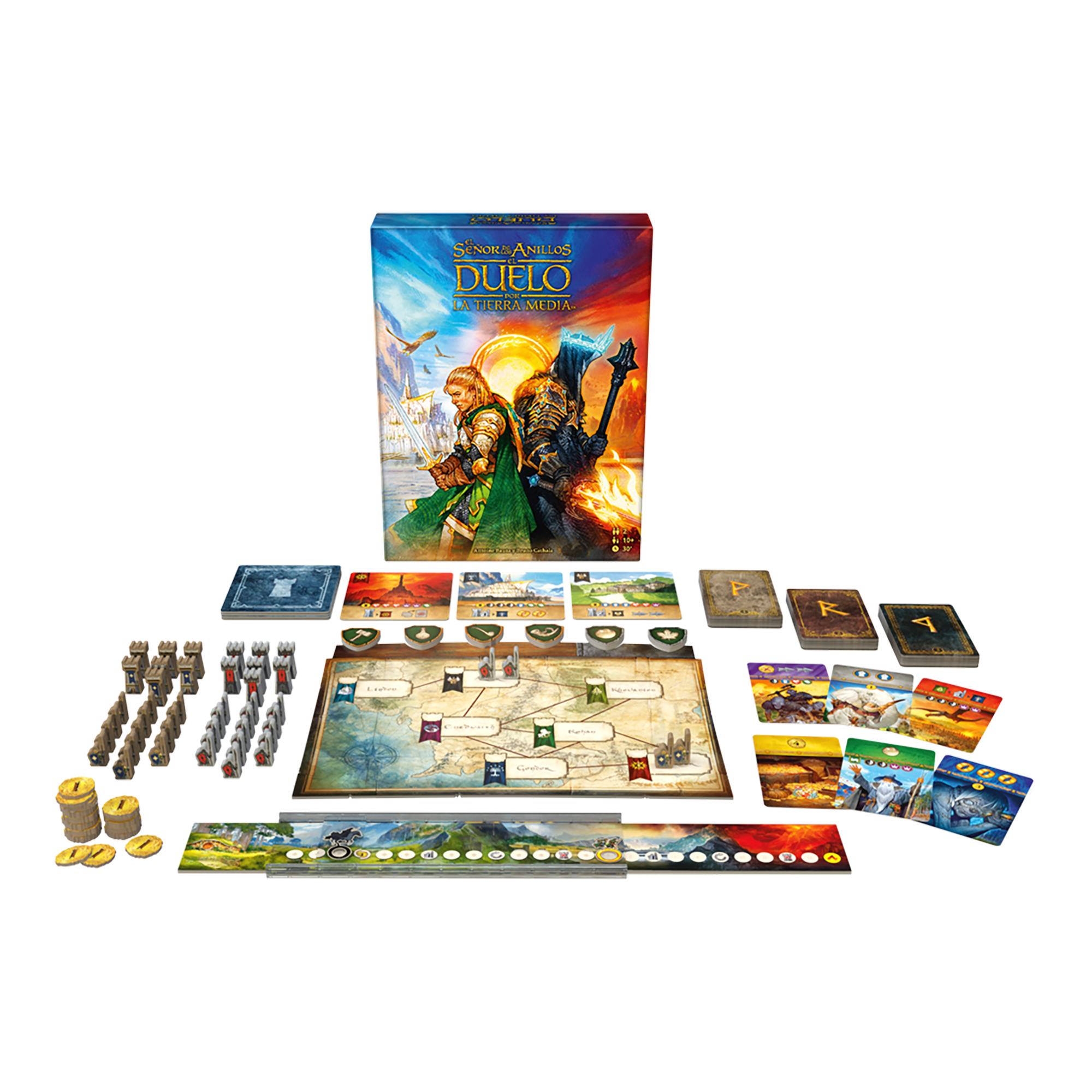 Juego De Mesa Asmodee El Señor De Los Anillos: Duelo Por La Tierra Media +10