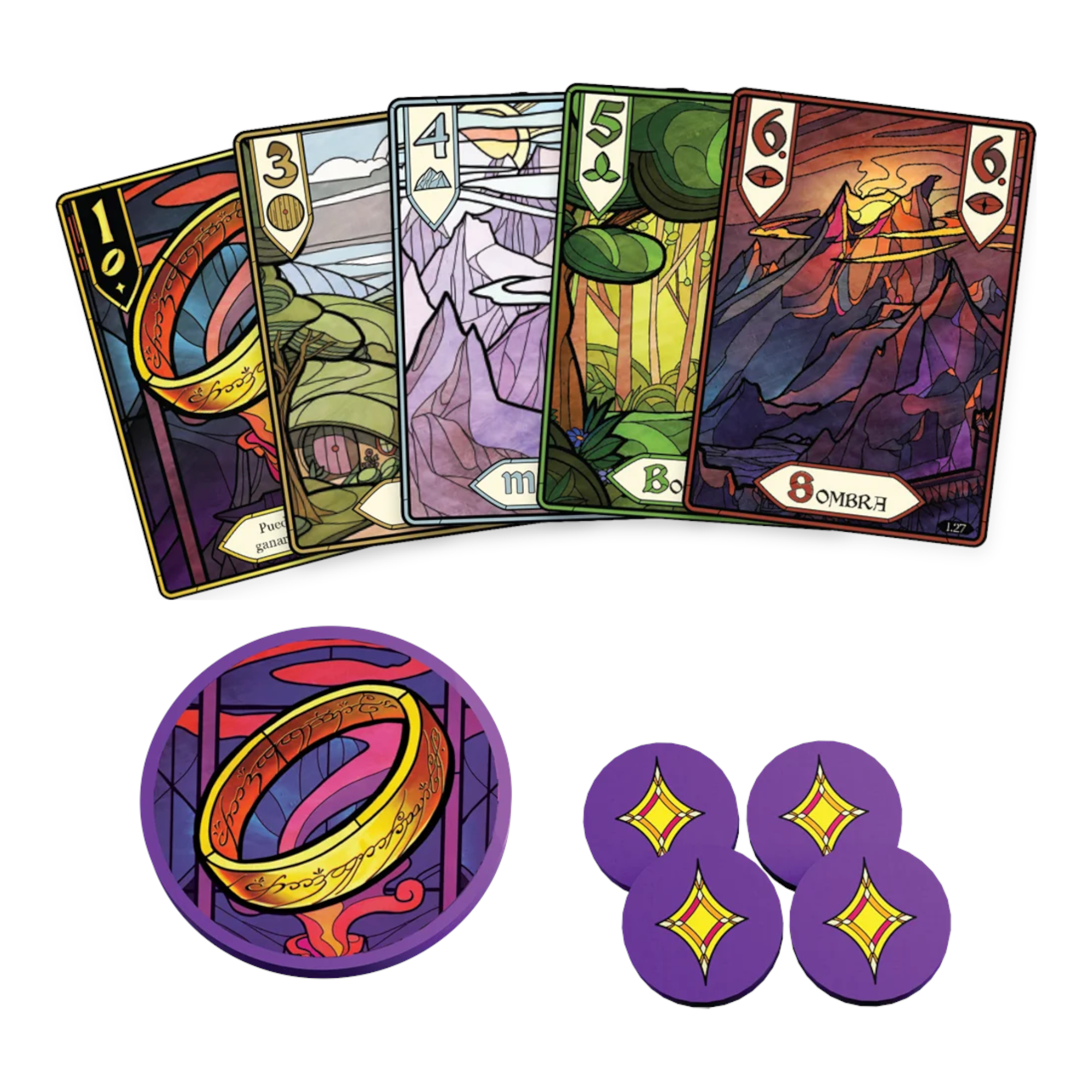 Juego De Mesa Asmodee La Comunidad del Anillo: El Juego de Bazas +10