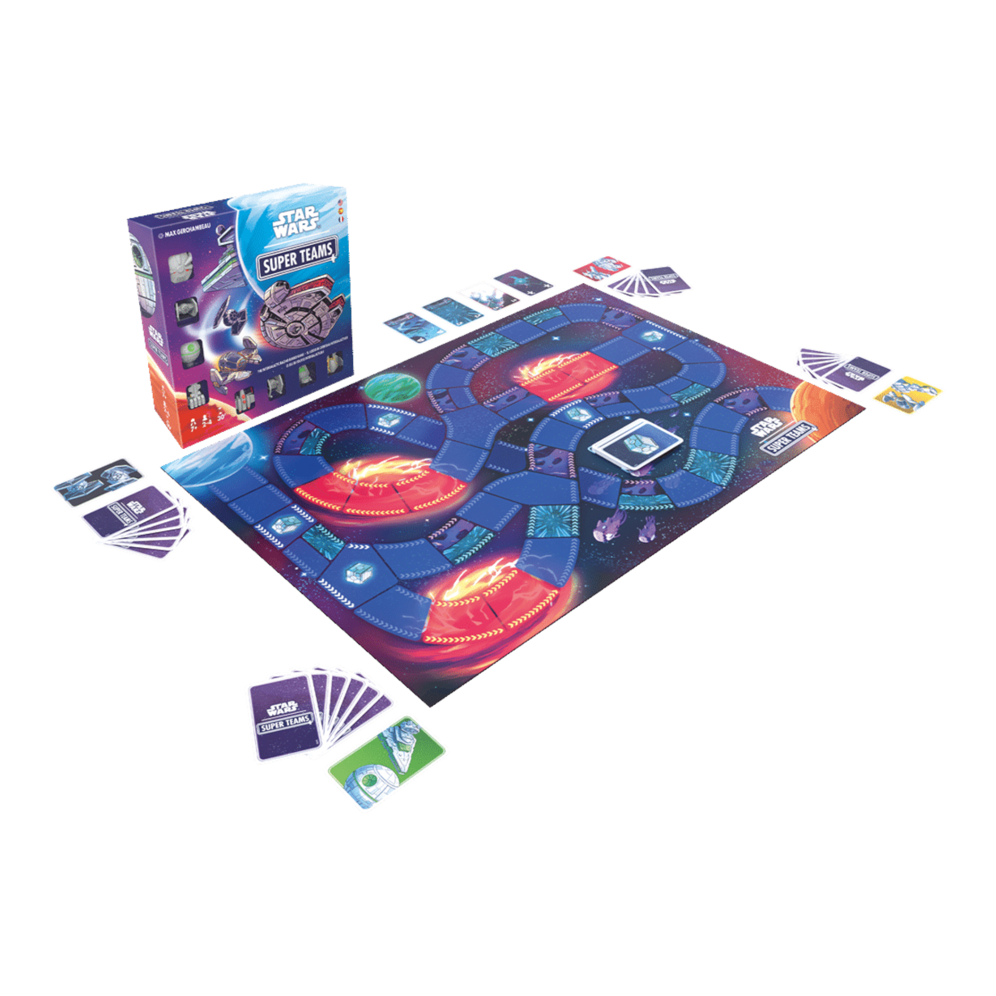 Juego De Mesa Asmodee Star Wars Super Teams +7