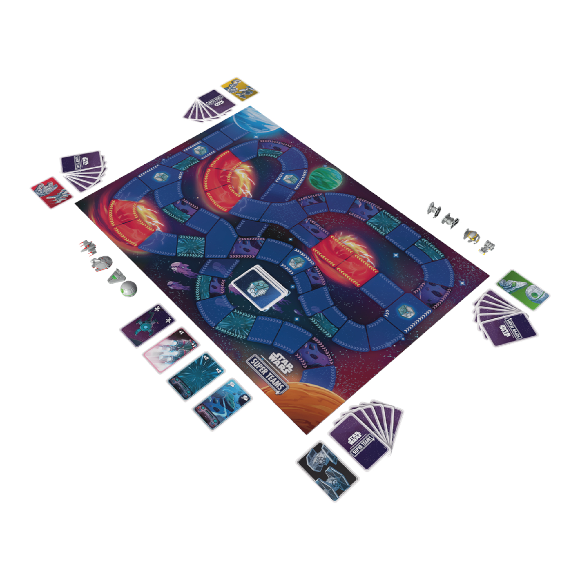 Juego De Mesa Asmodee Star Wars Super Teams +7