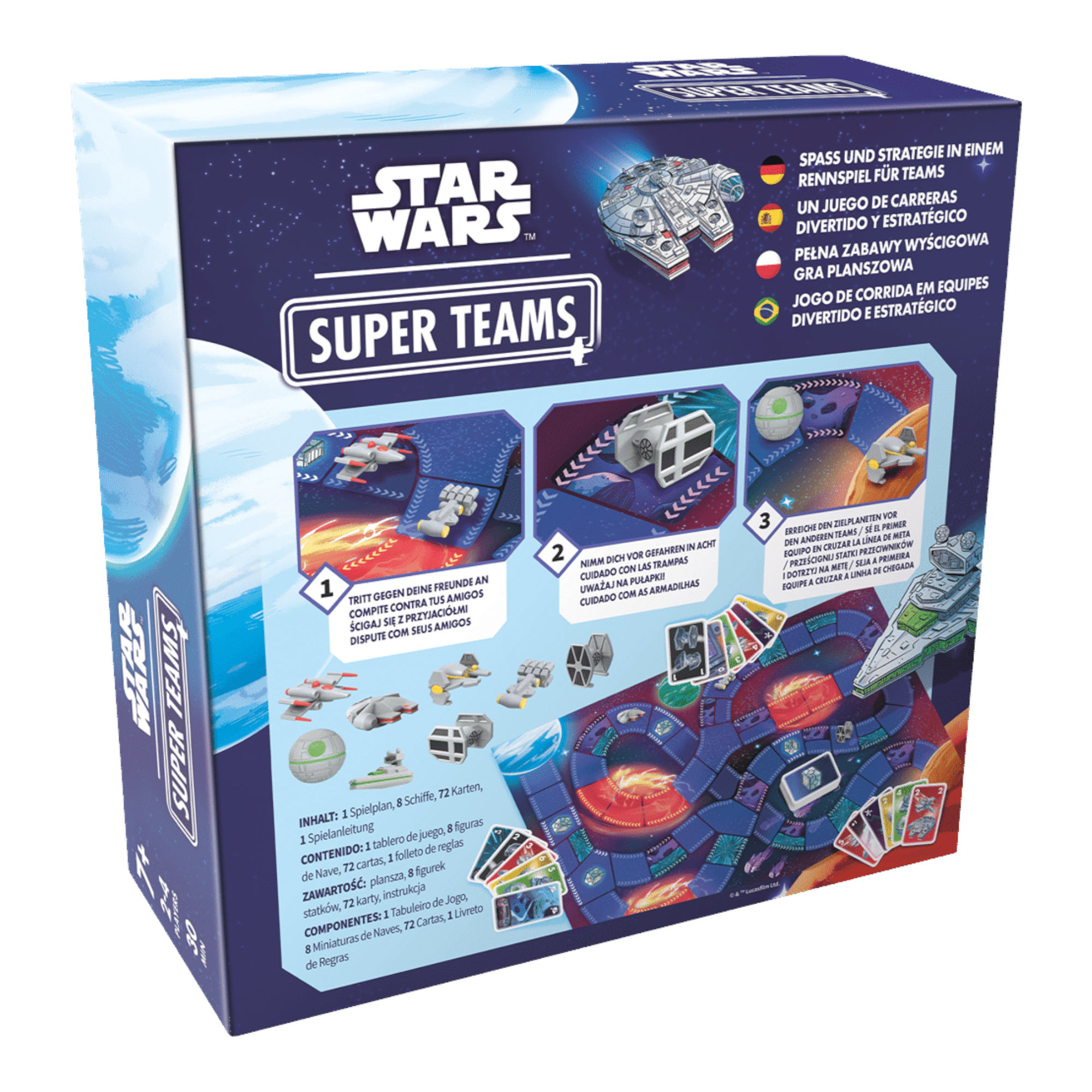 Juego De Mesa Asmodee Star Wars Super Teams +7