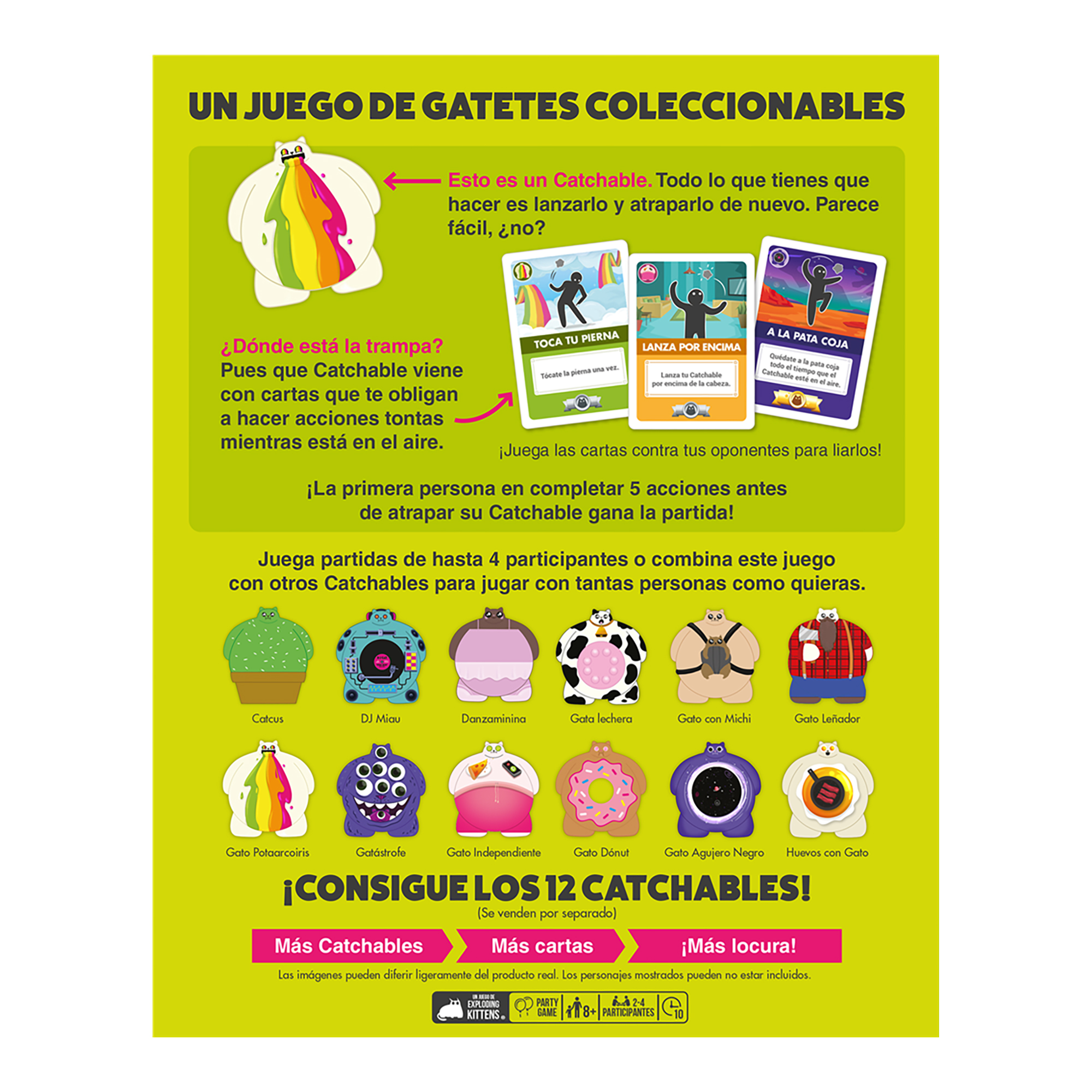 Juego De Mesa Asmodee Exploding Kittens: Catchables +8