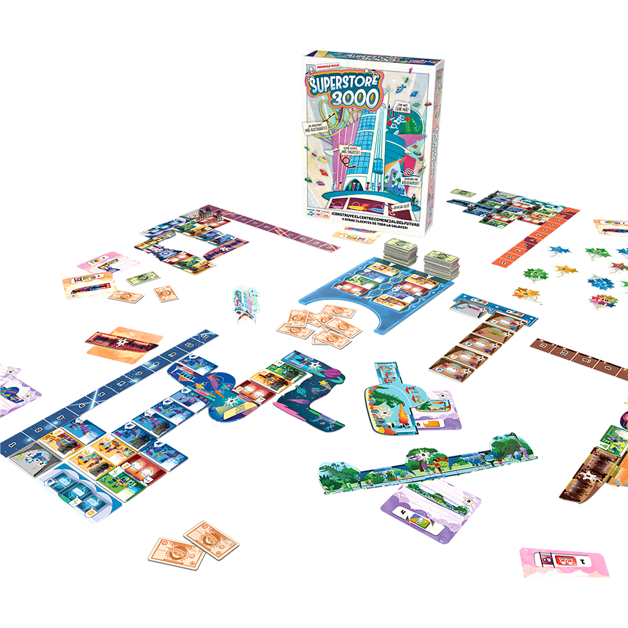 Juego De Mesa Asmodee Superstore 3000 +10