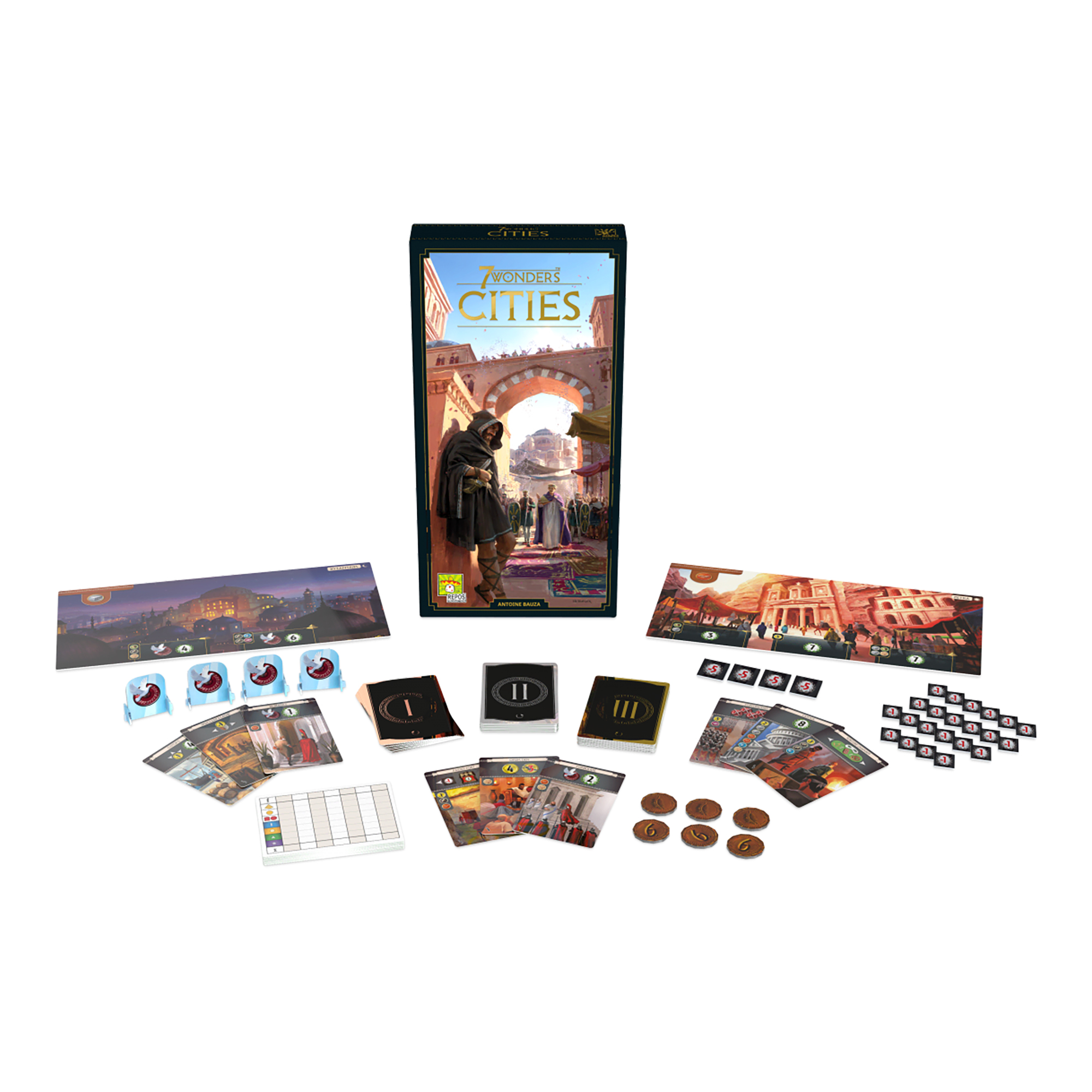 Juego De Mesa Asmodee 7 Wonders: Cities +10
