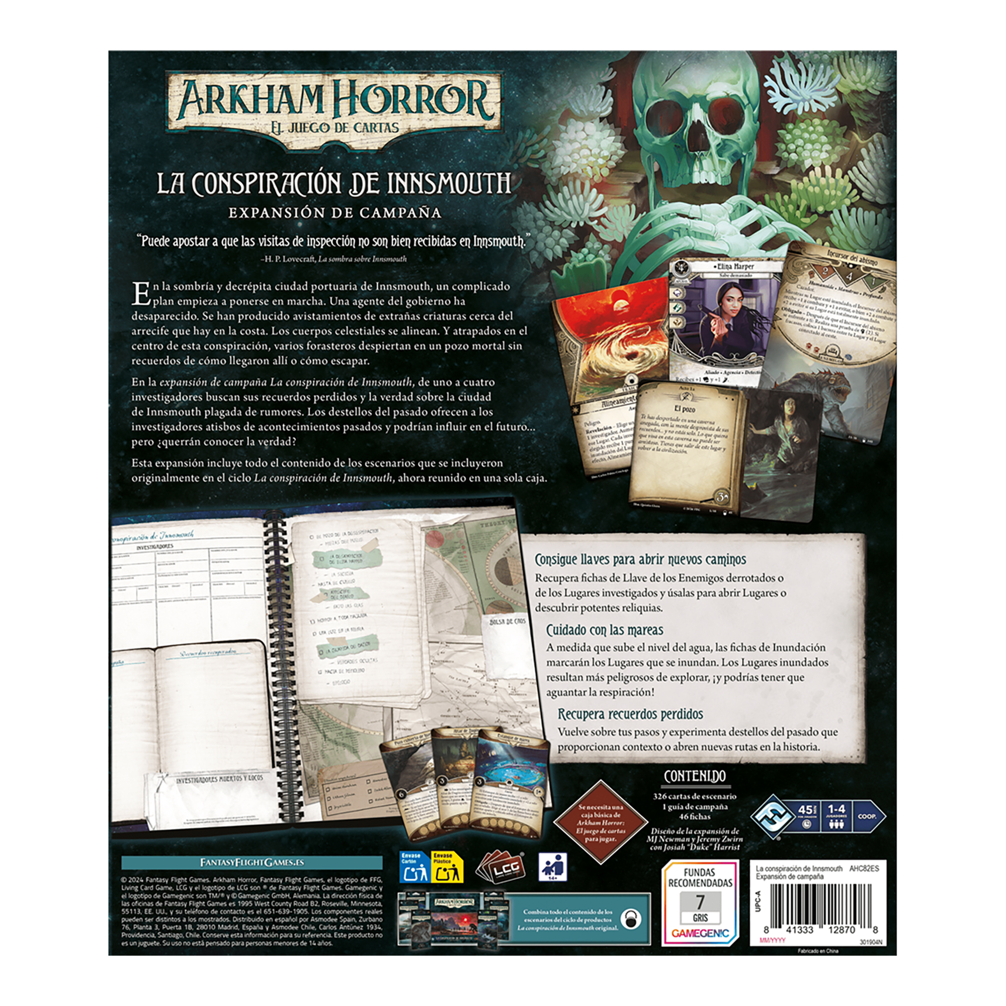 Juego De Mesa Asmodee Arkham Horror Innsmouth +14