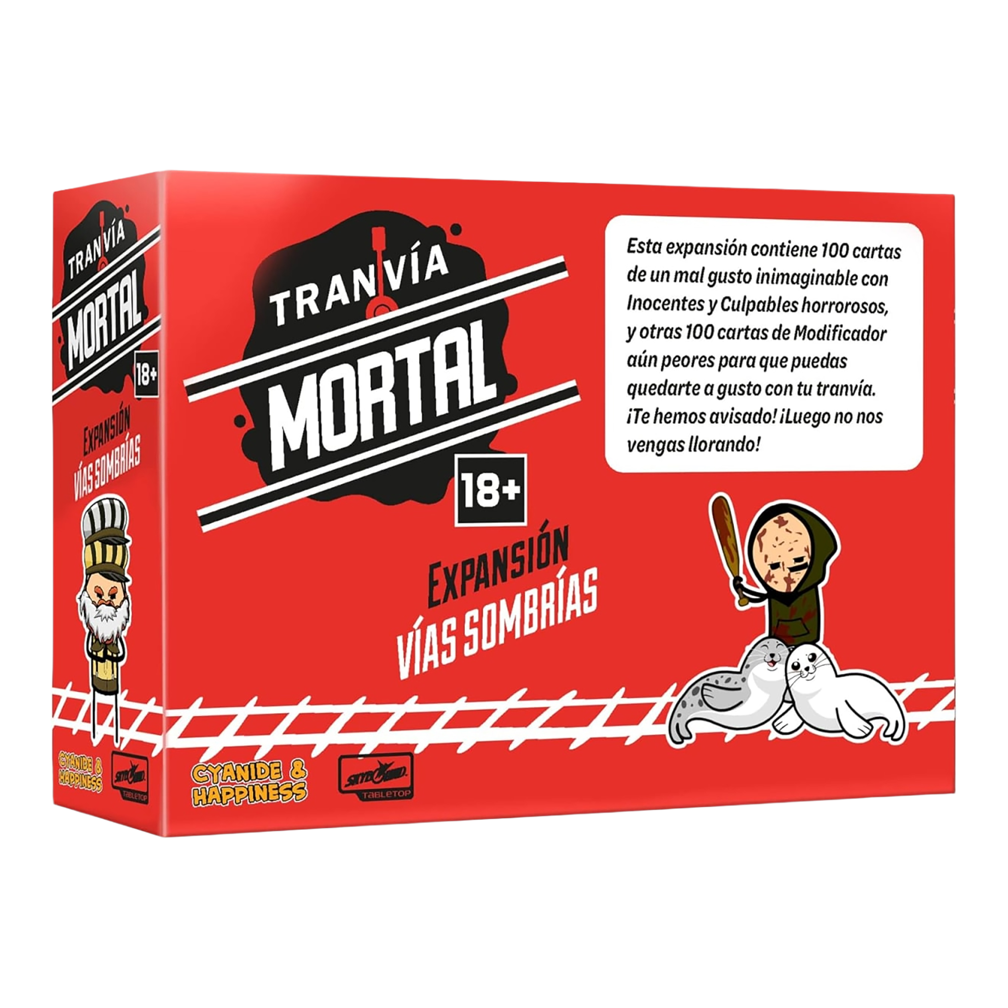 Juego De Mesa Asmodee Expansión Tranvía Mortal +18