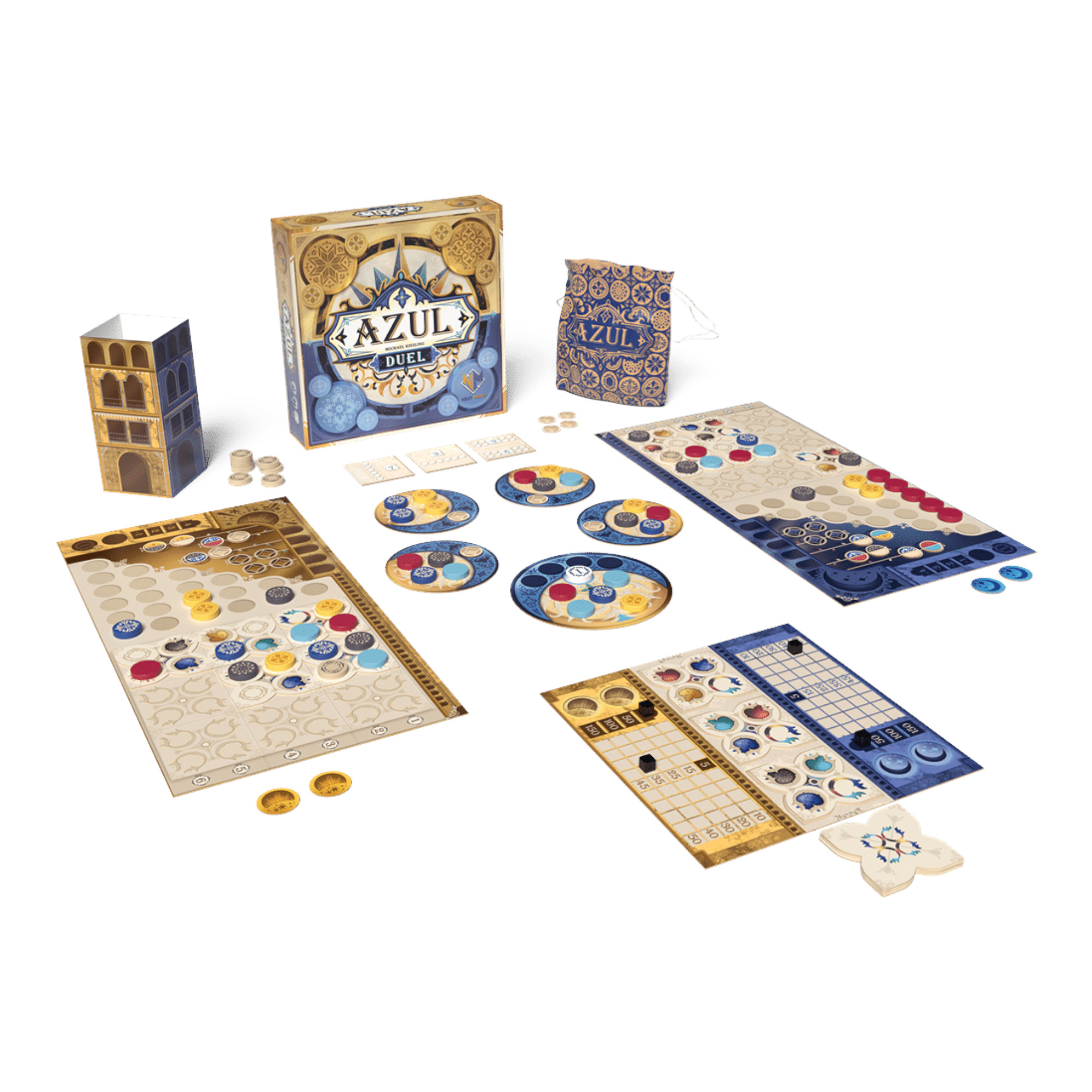 Juego De Mesa Asmodee Azul Duel +10