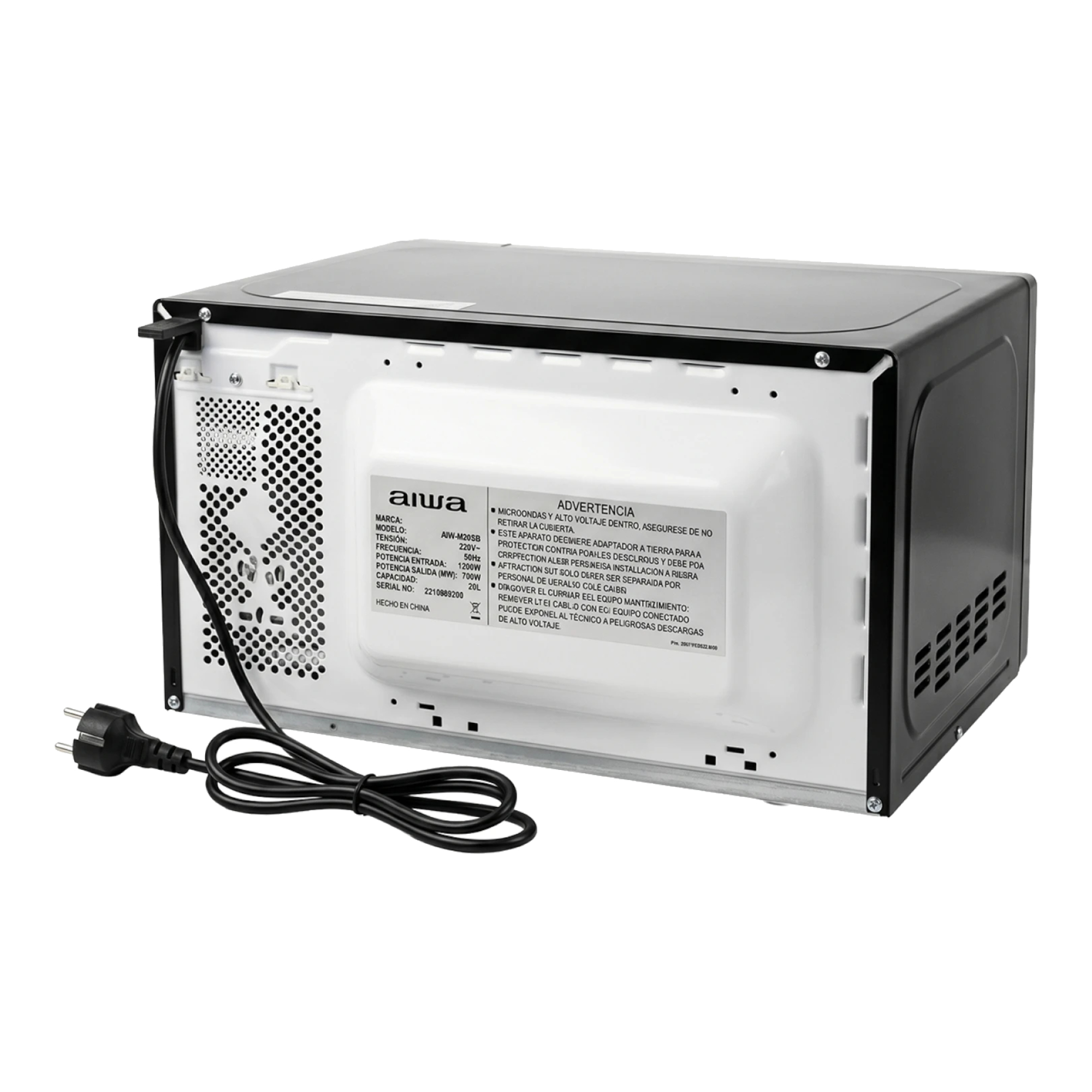 Horno De Microondas Aiwa Aw-mm20s50 700w 20l