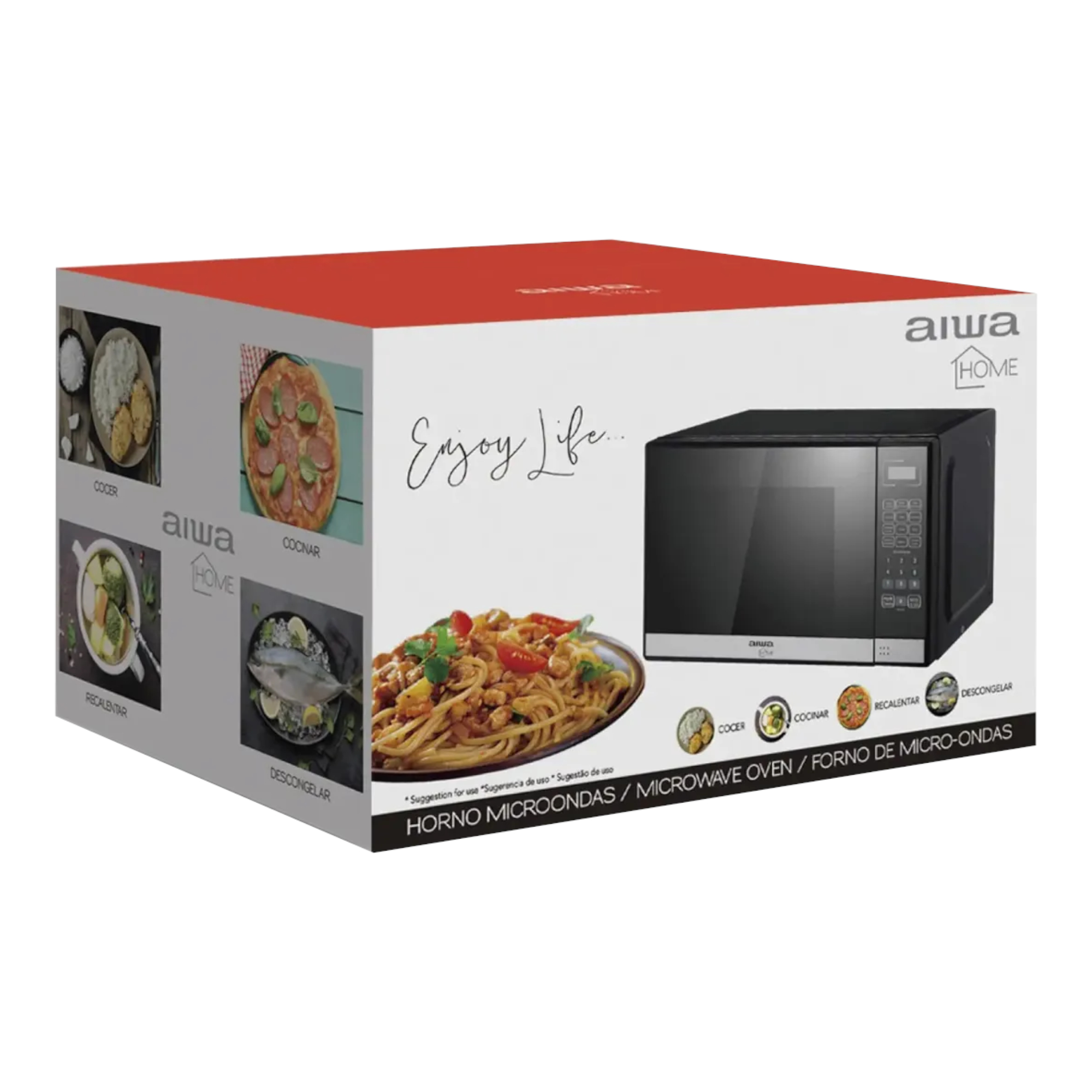 Horno De Microondas Aiwa Aw-mm20s50 700w 20l