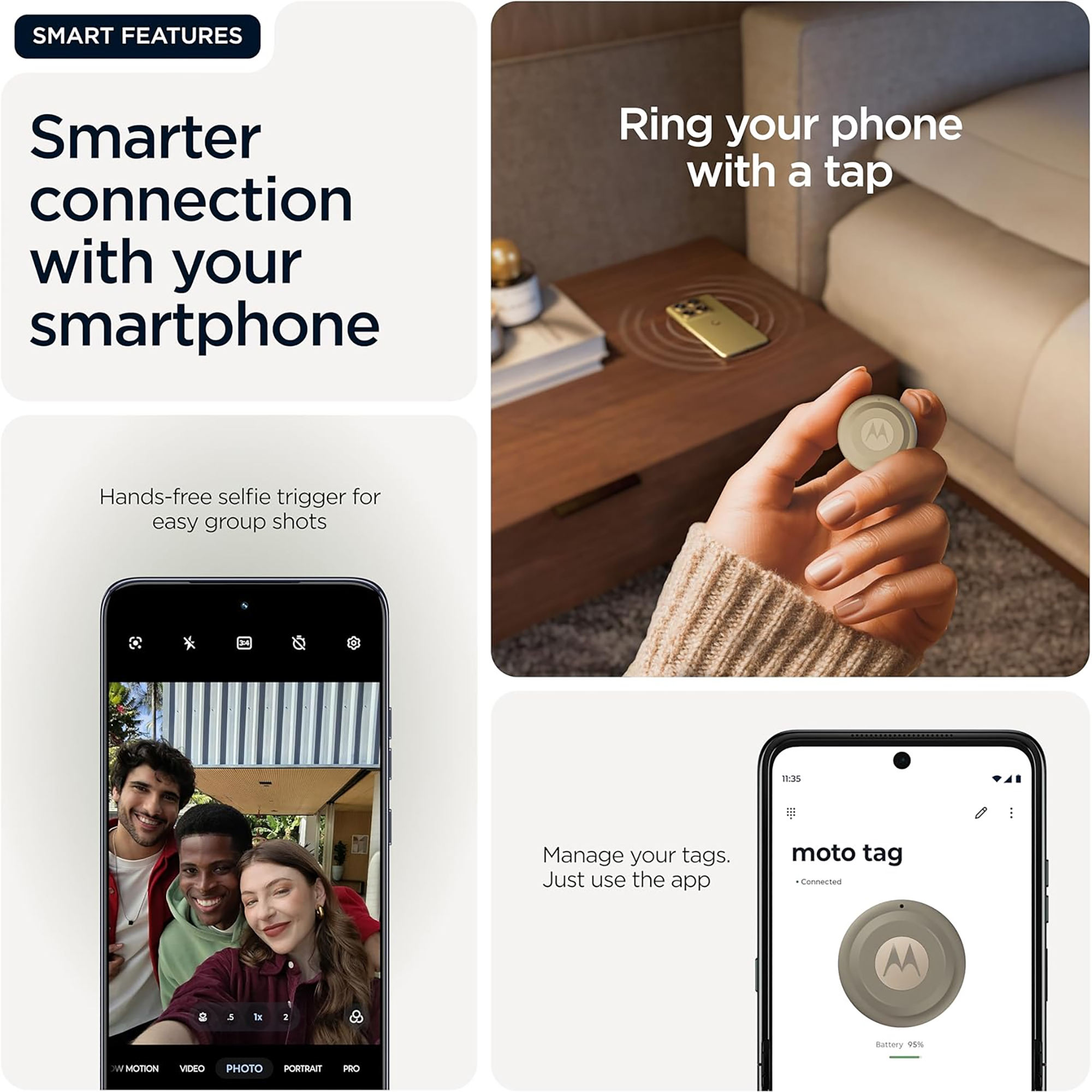 Rastreador Motorola Moto Tag 2 Ip68 Bluetooth