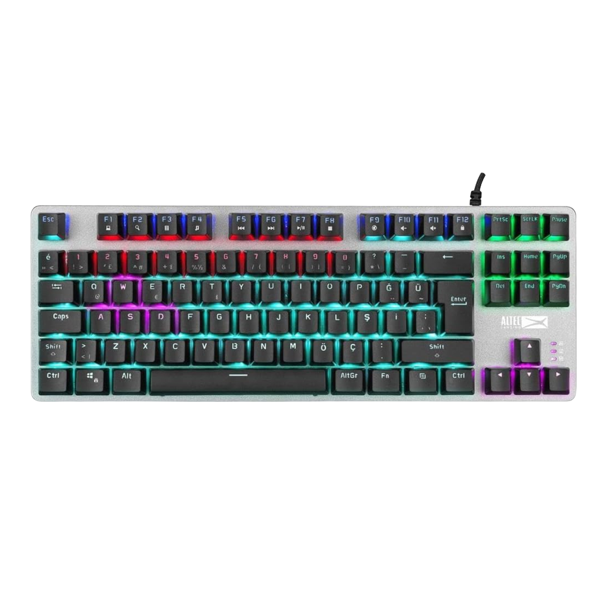 Teclado Gaming Espa�ol Usb Altec Algk8404 Mec�nico Retroiluminado
